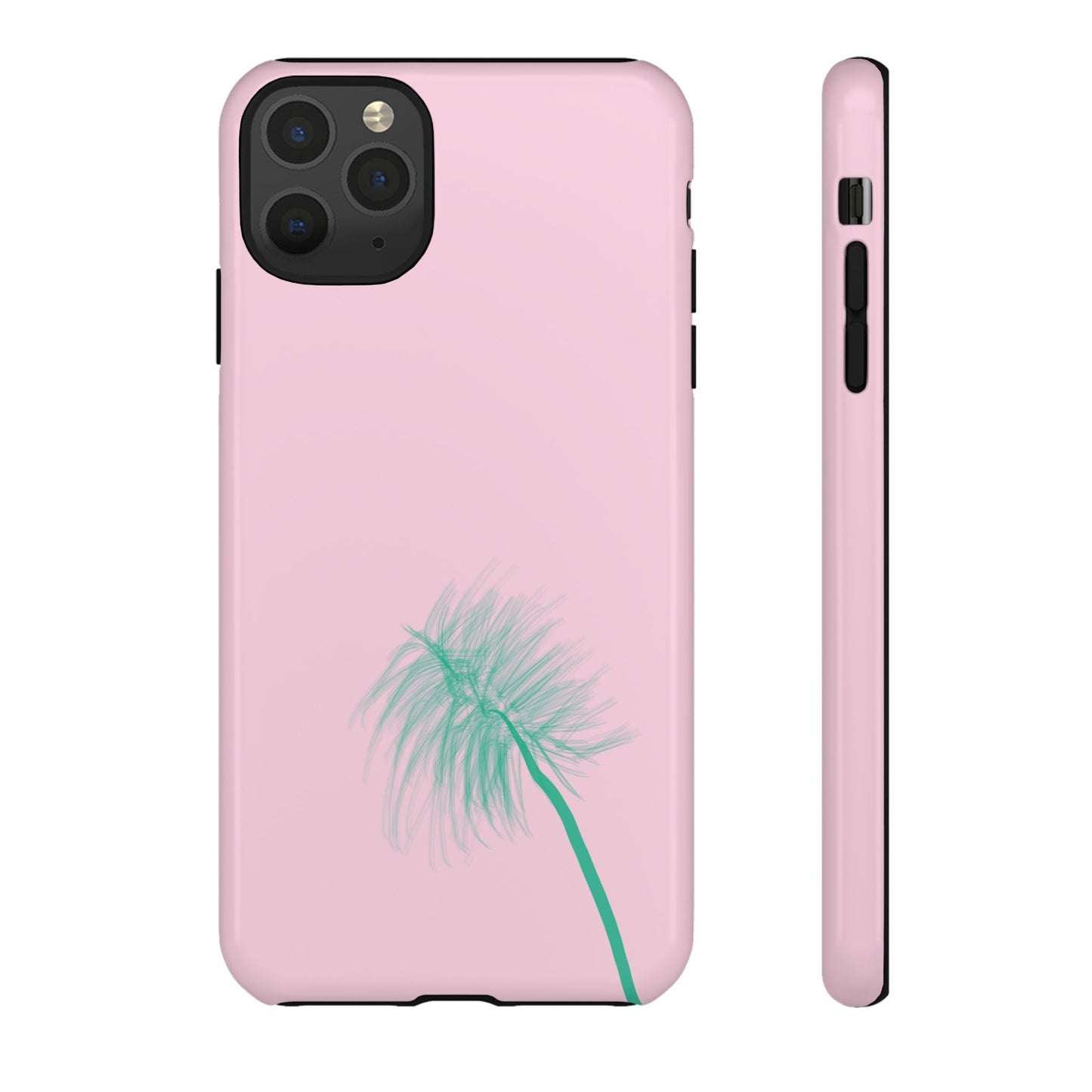 Dandelion Blowball Phone Case Pink