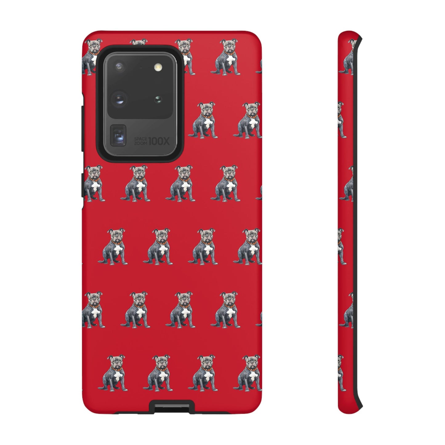 Pitbull Phone Case Red