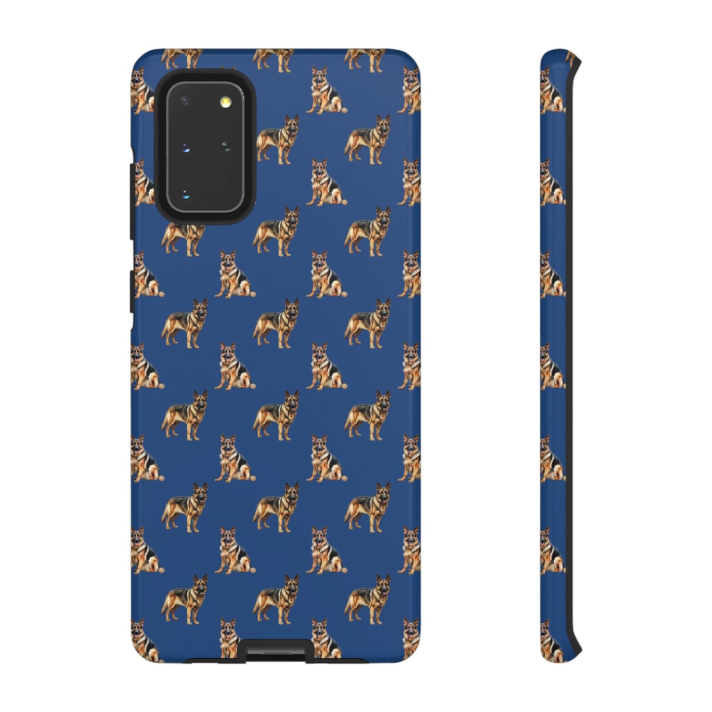 German Shepherd Phone Case Blue