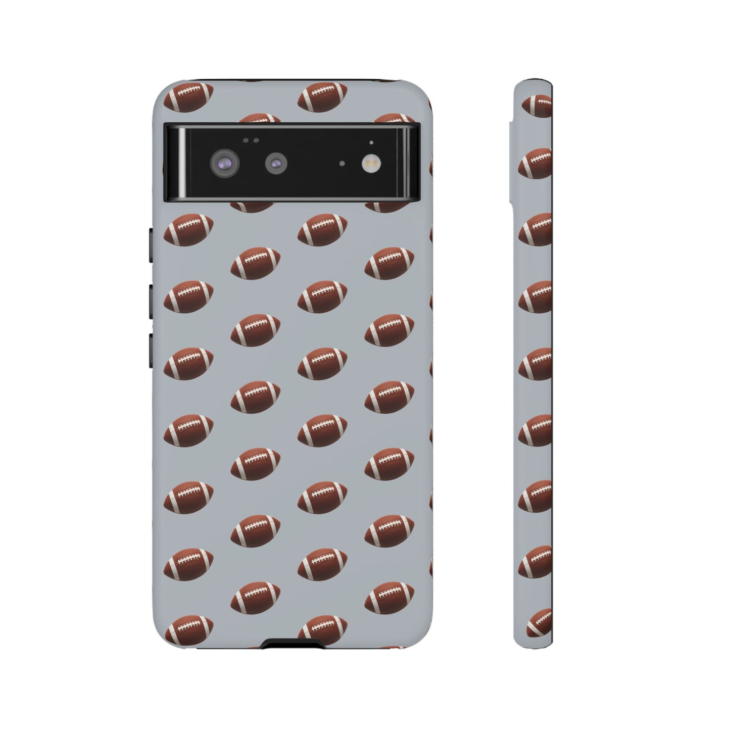 Football Phone Case Silver