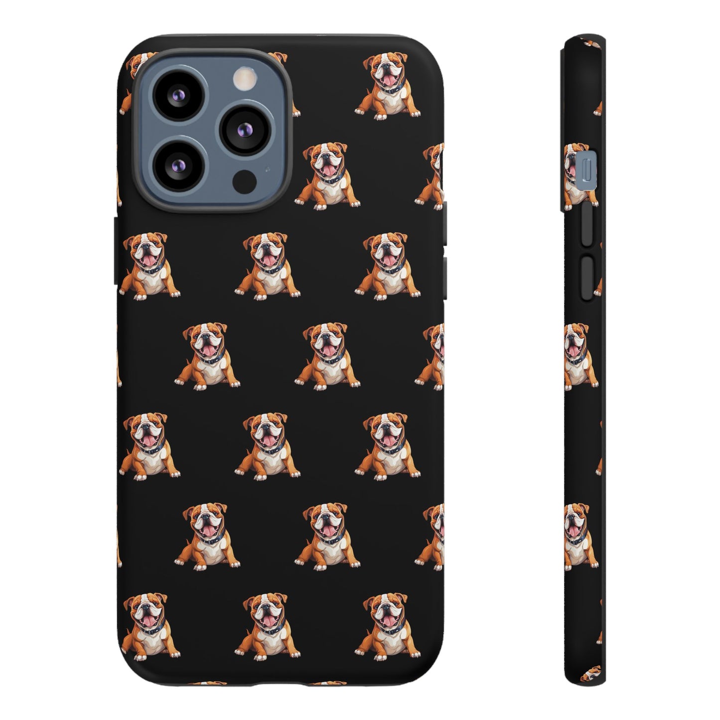 Bulldog Phone Case Black