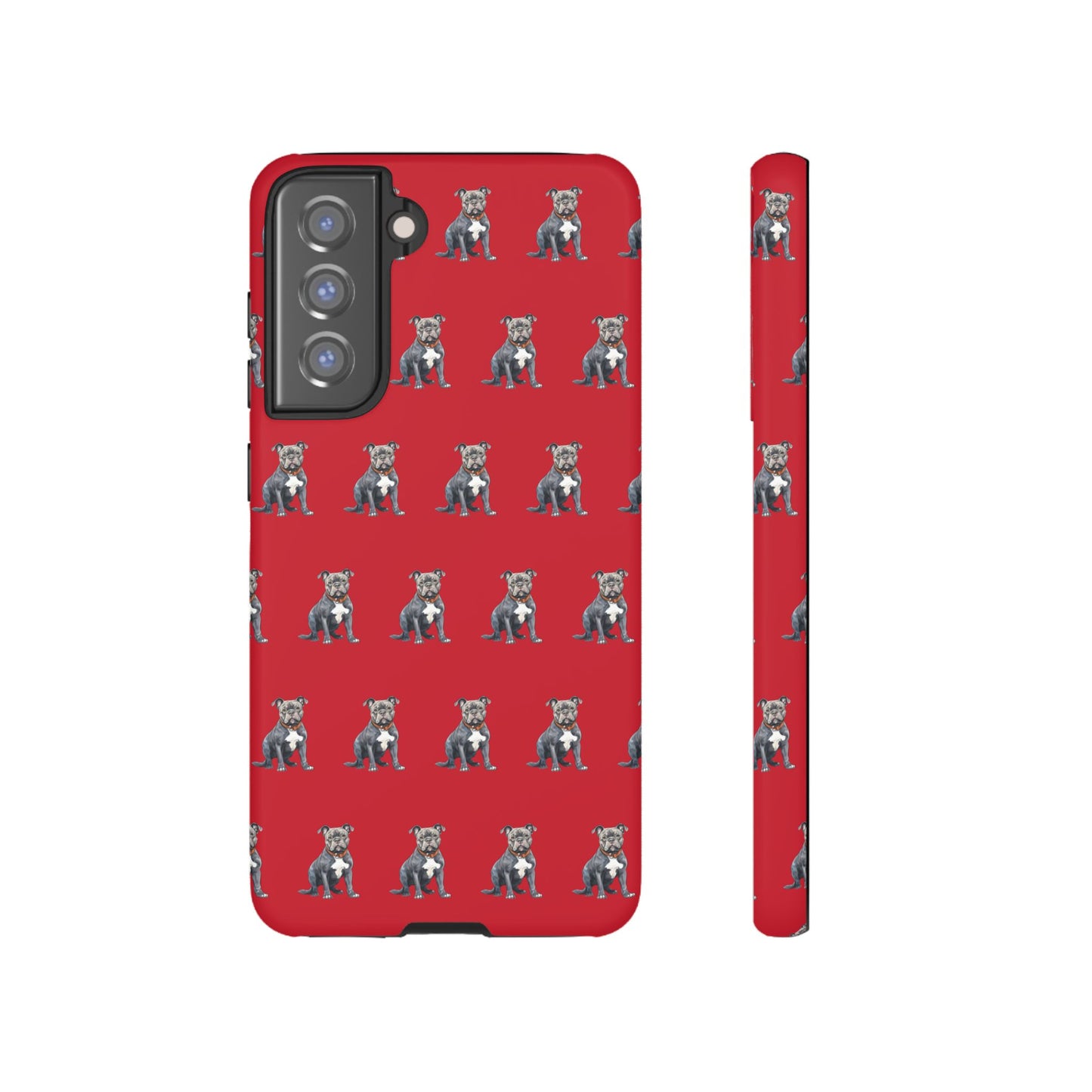 Pitbull Phone Case Red