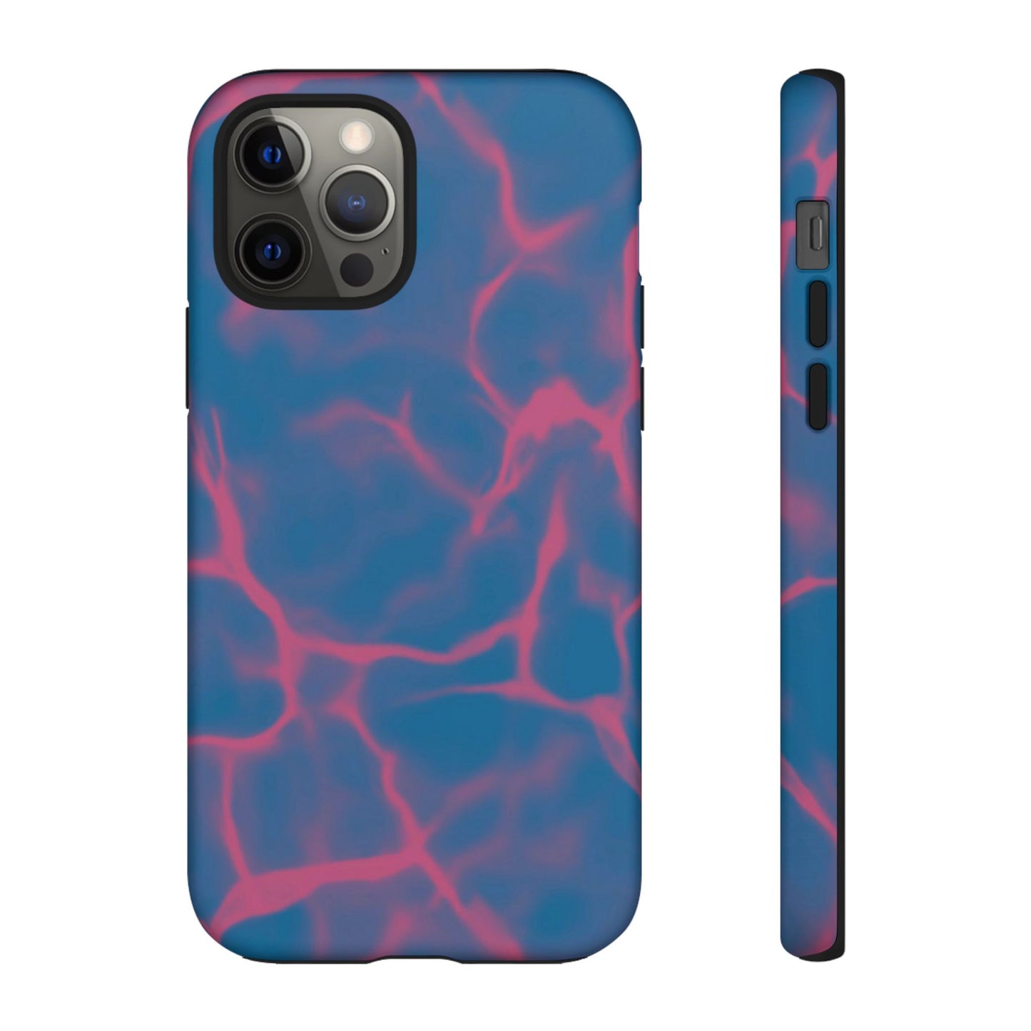 Marble Phone Case Blue Pink