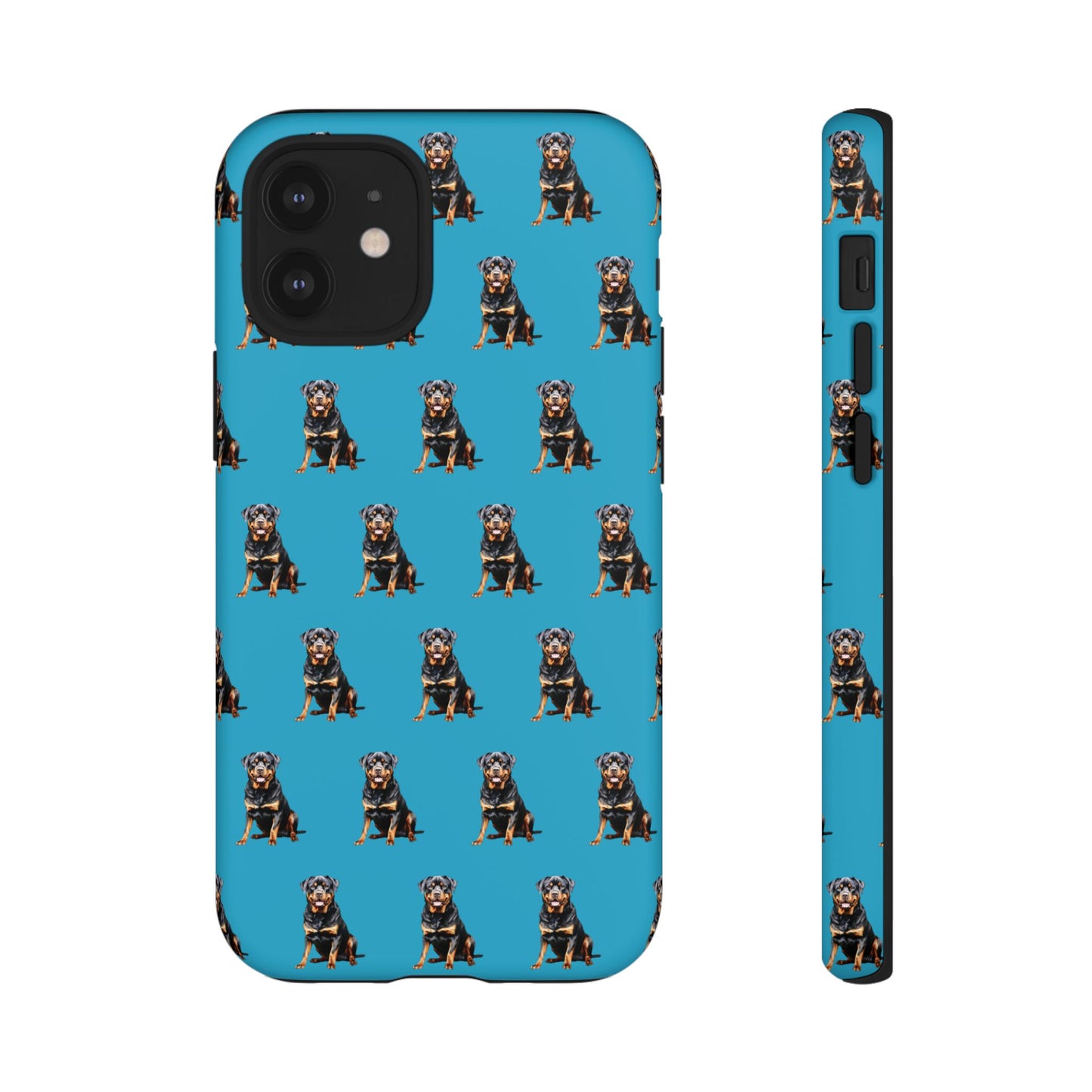 Rottweiler Phone Case Turquoise