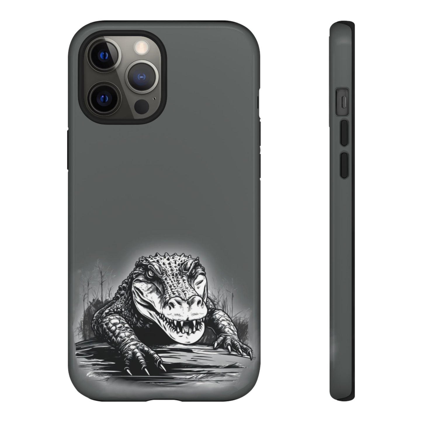 Gator Phone Case Gray