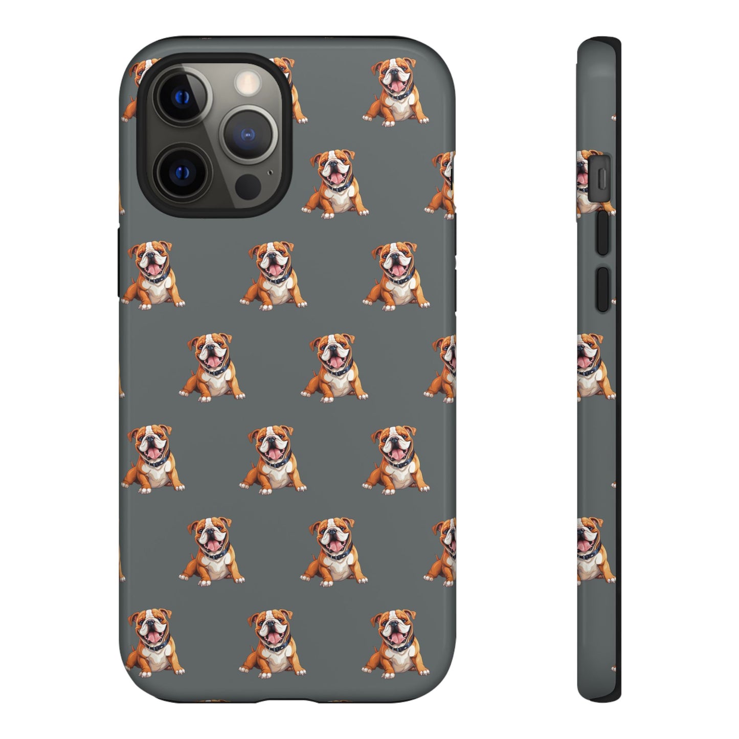 Bulldog Phone Case Gray