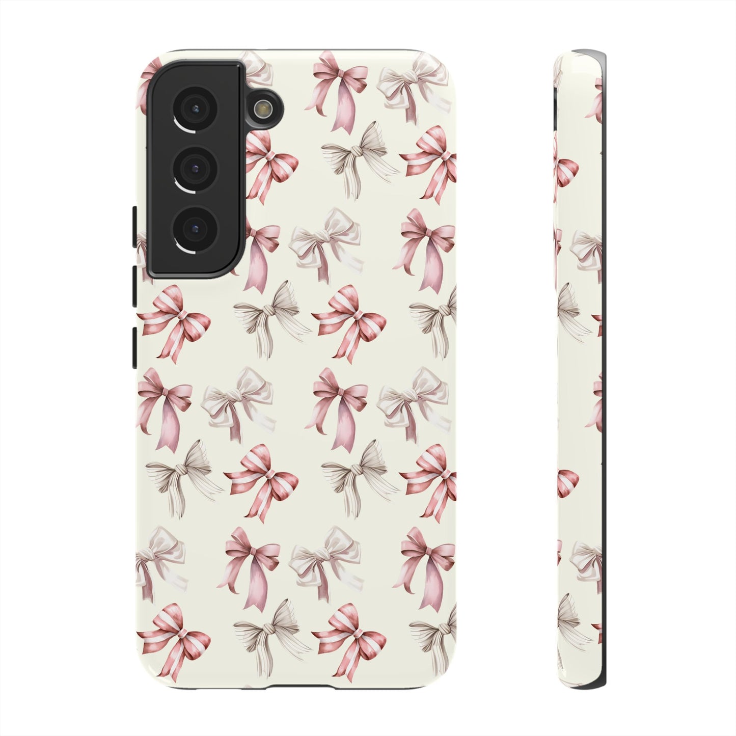 Bow Phone Case Cream