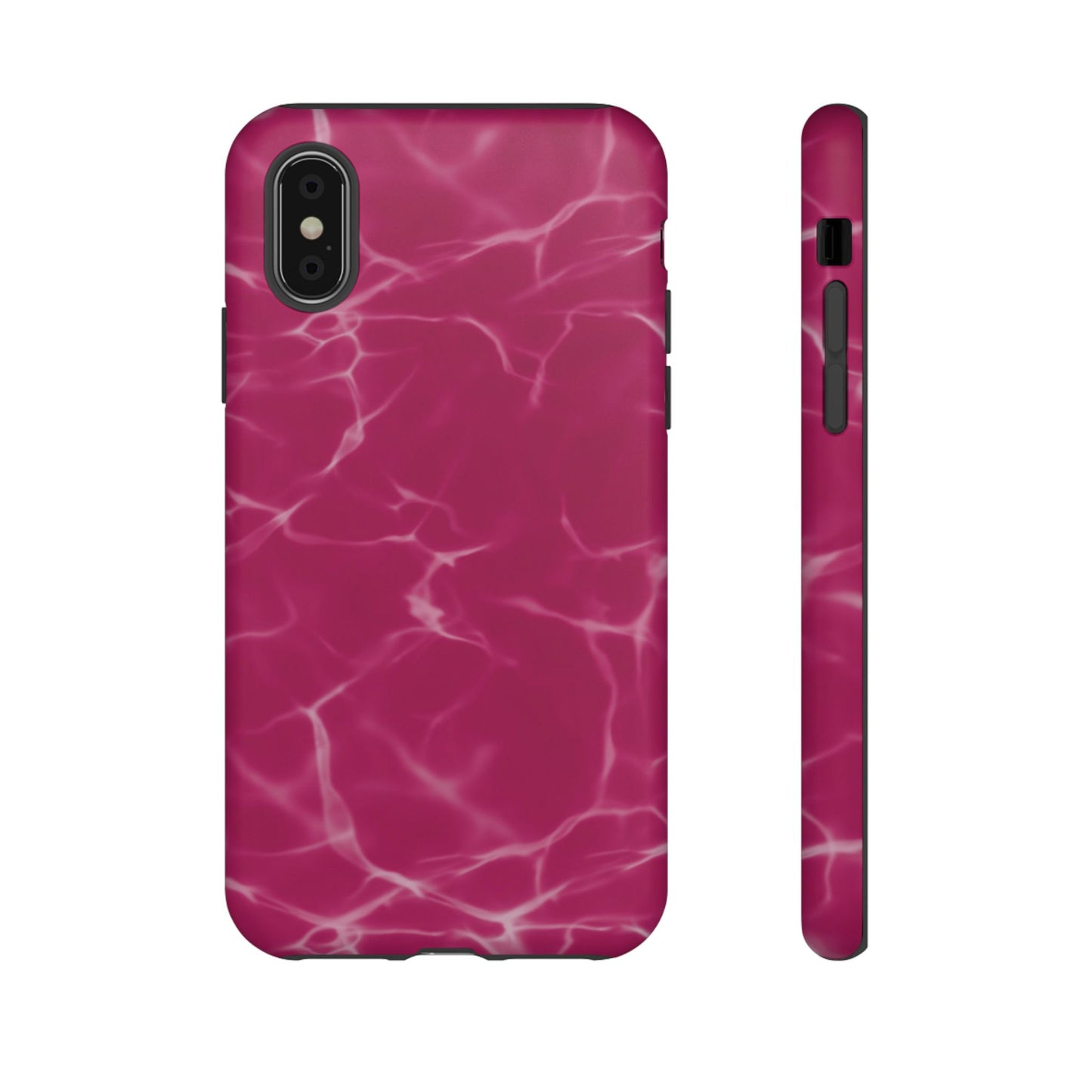 Marble Print Phone Case Berry