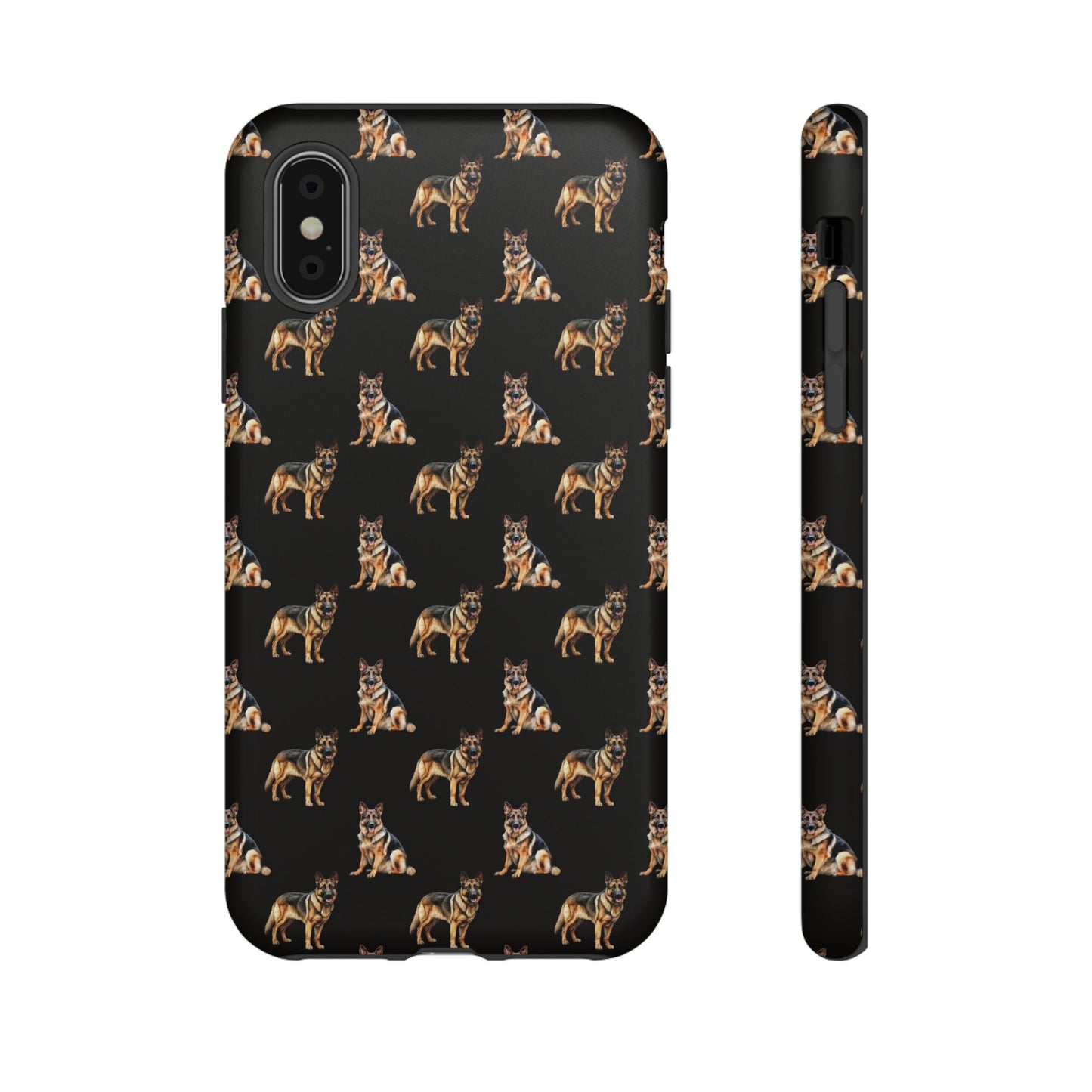 German Shepherd Phone Case Black