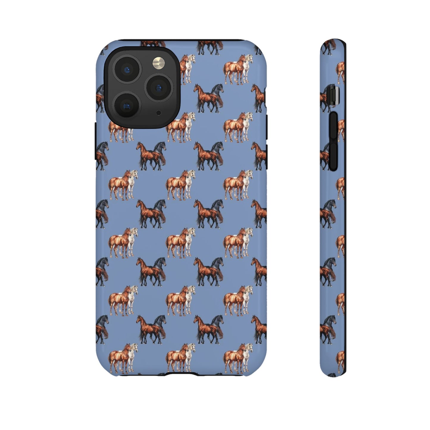 Horse Phone Case Blue