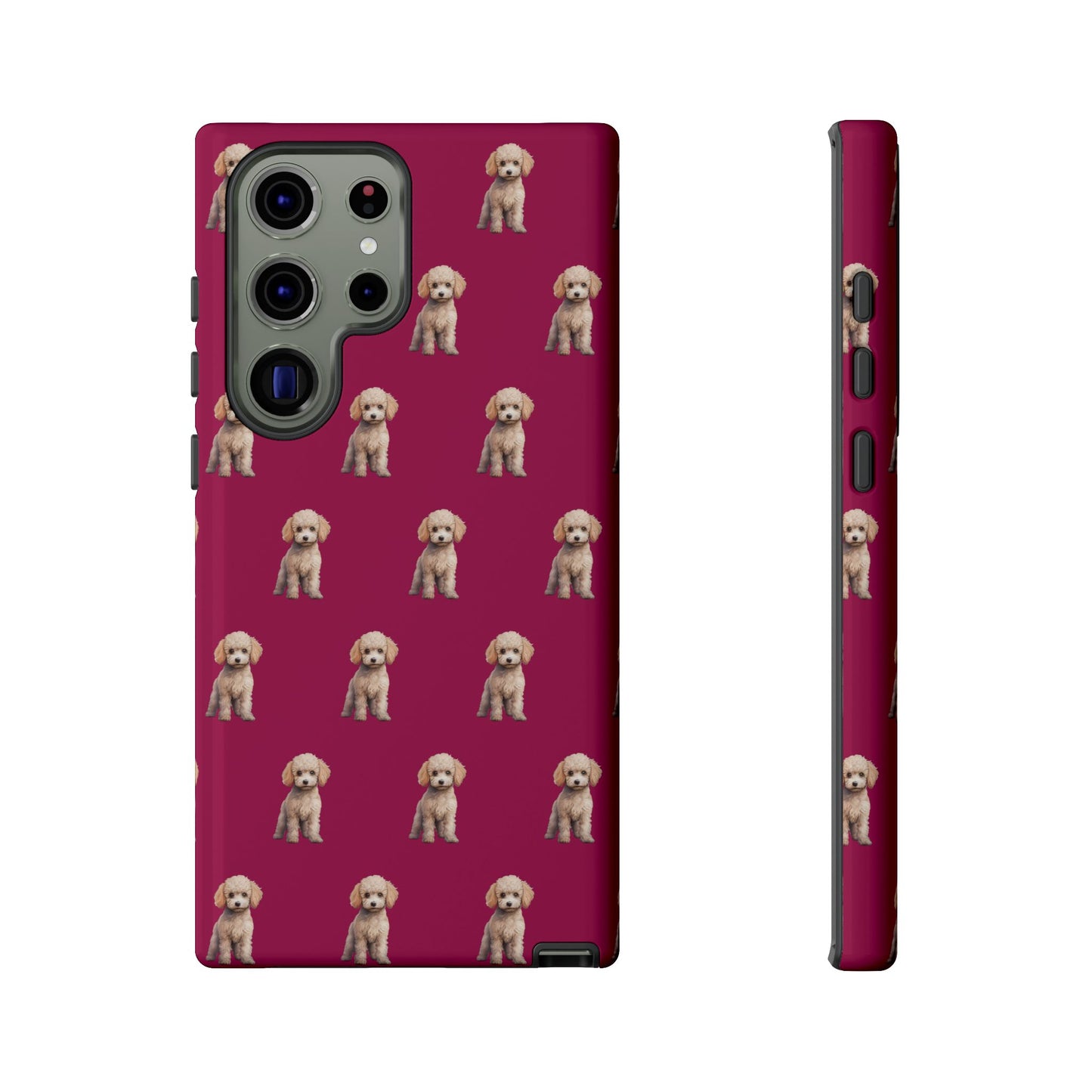 Poodle Phone Case Berry