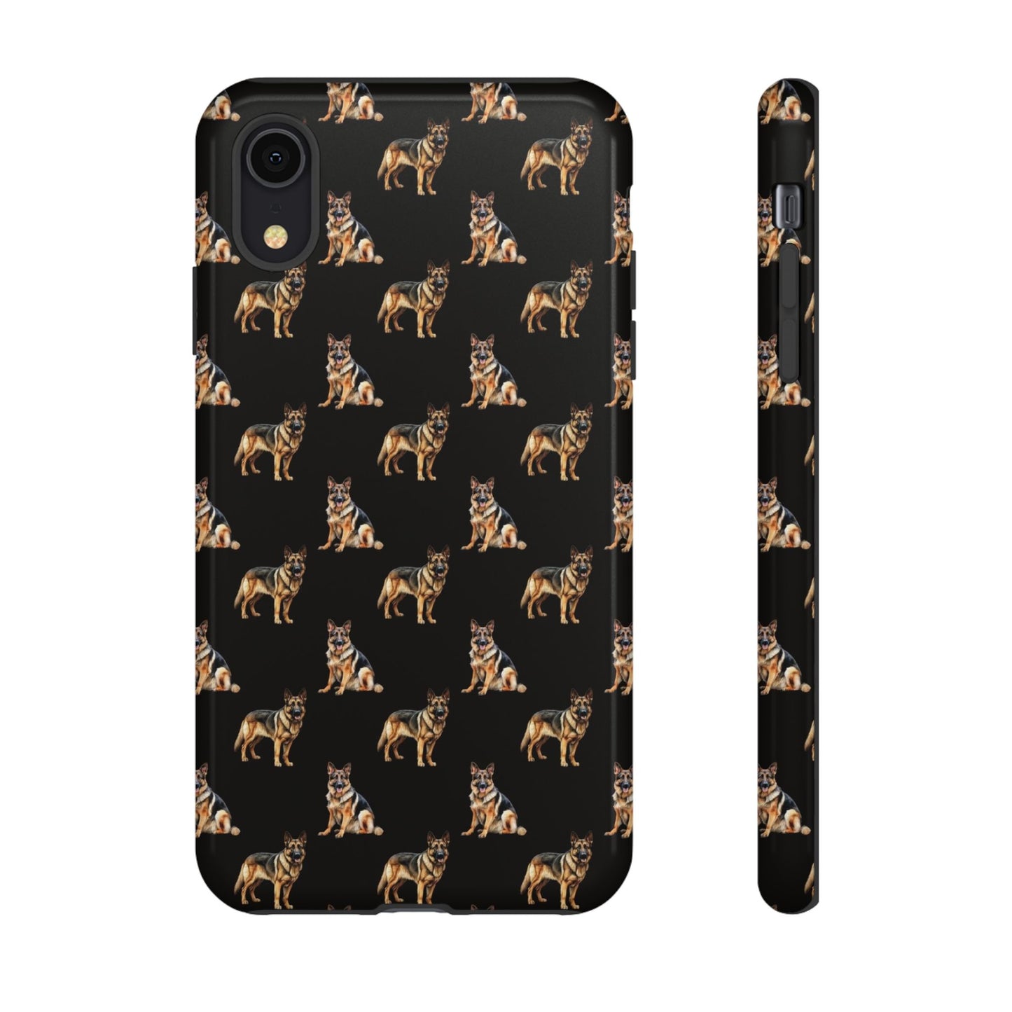 German Shepherd Phone Case Black