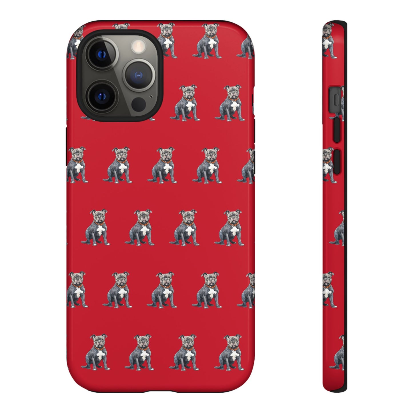 Pitbull Phone Case Red