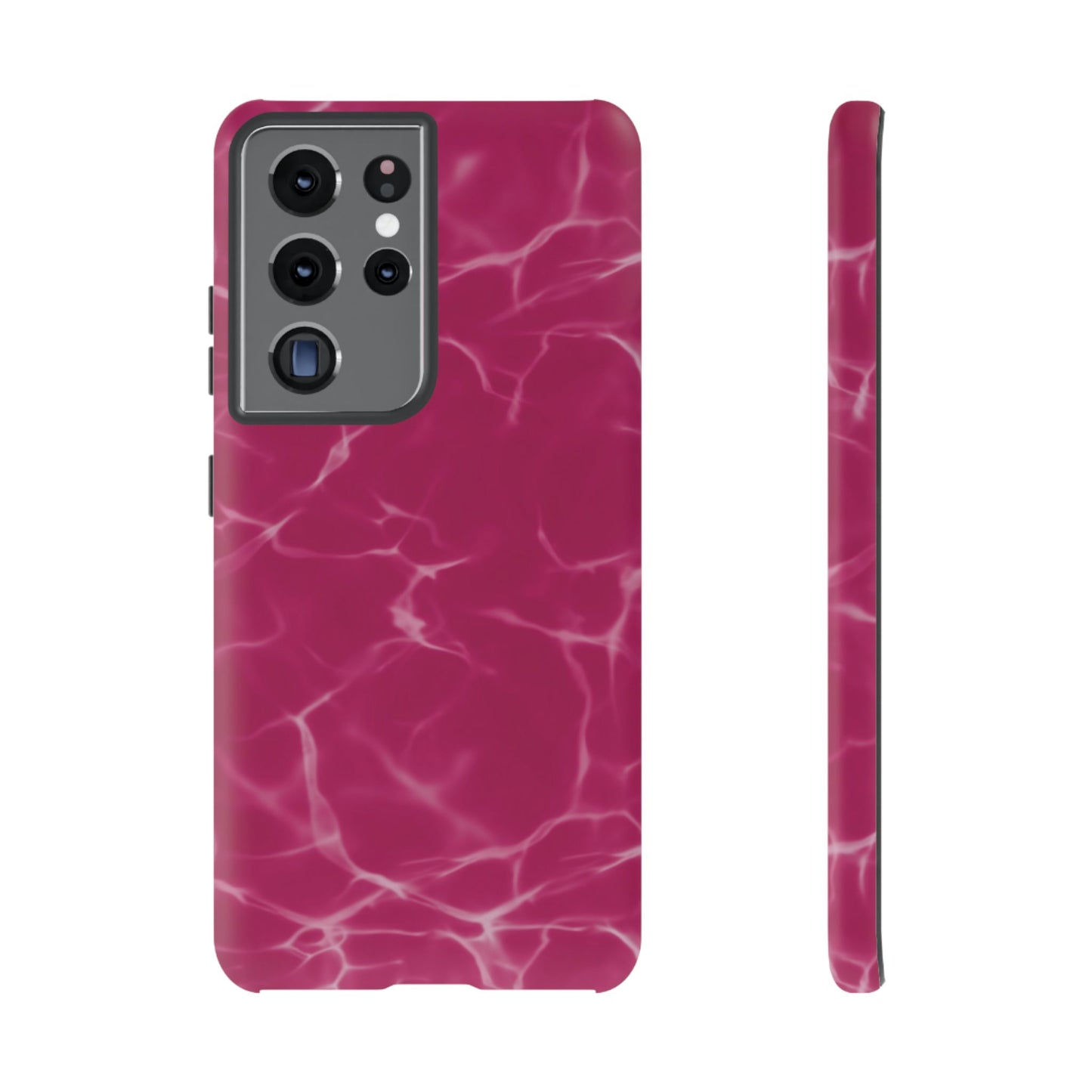 Marble Print Phone Case Berry