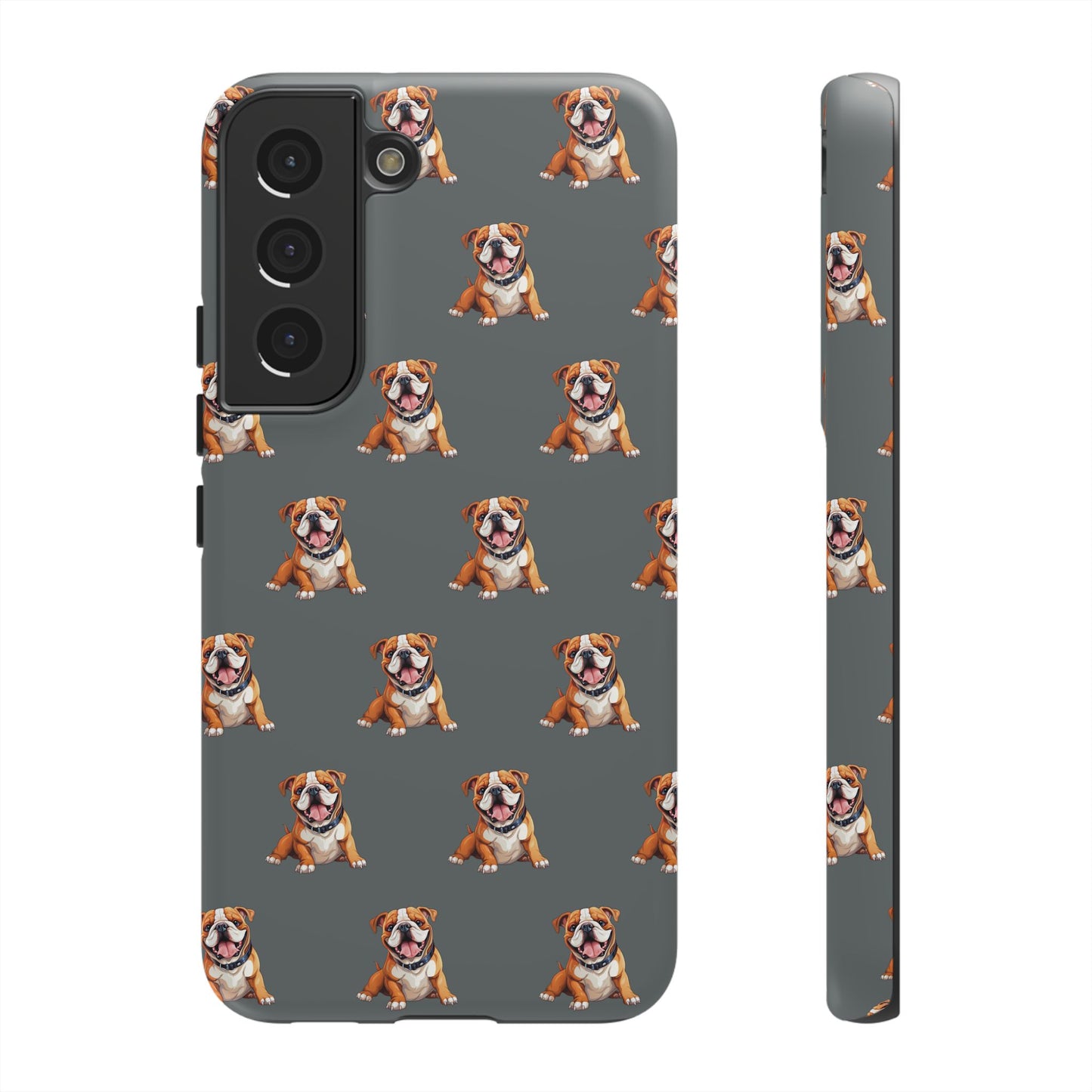 Bulldog Phone Case Gray