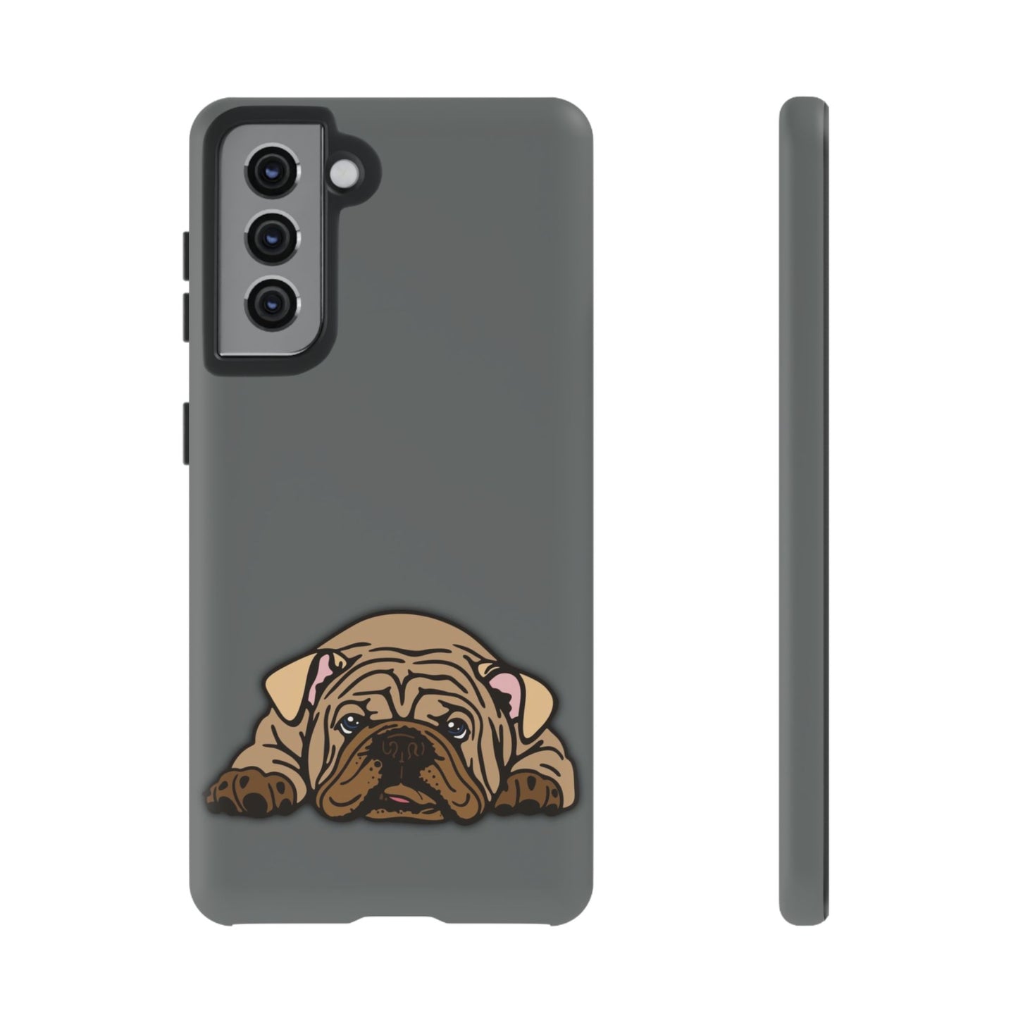 Bulldog Phone Case Gray