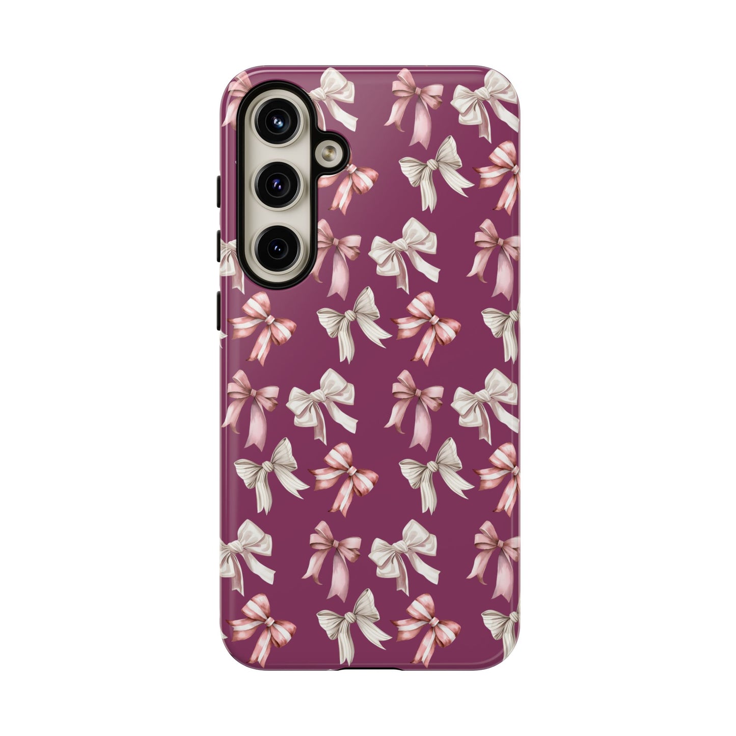 Bow Phone Case Berry