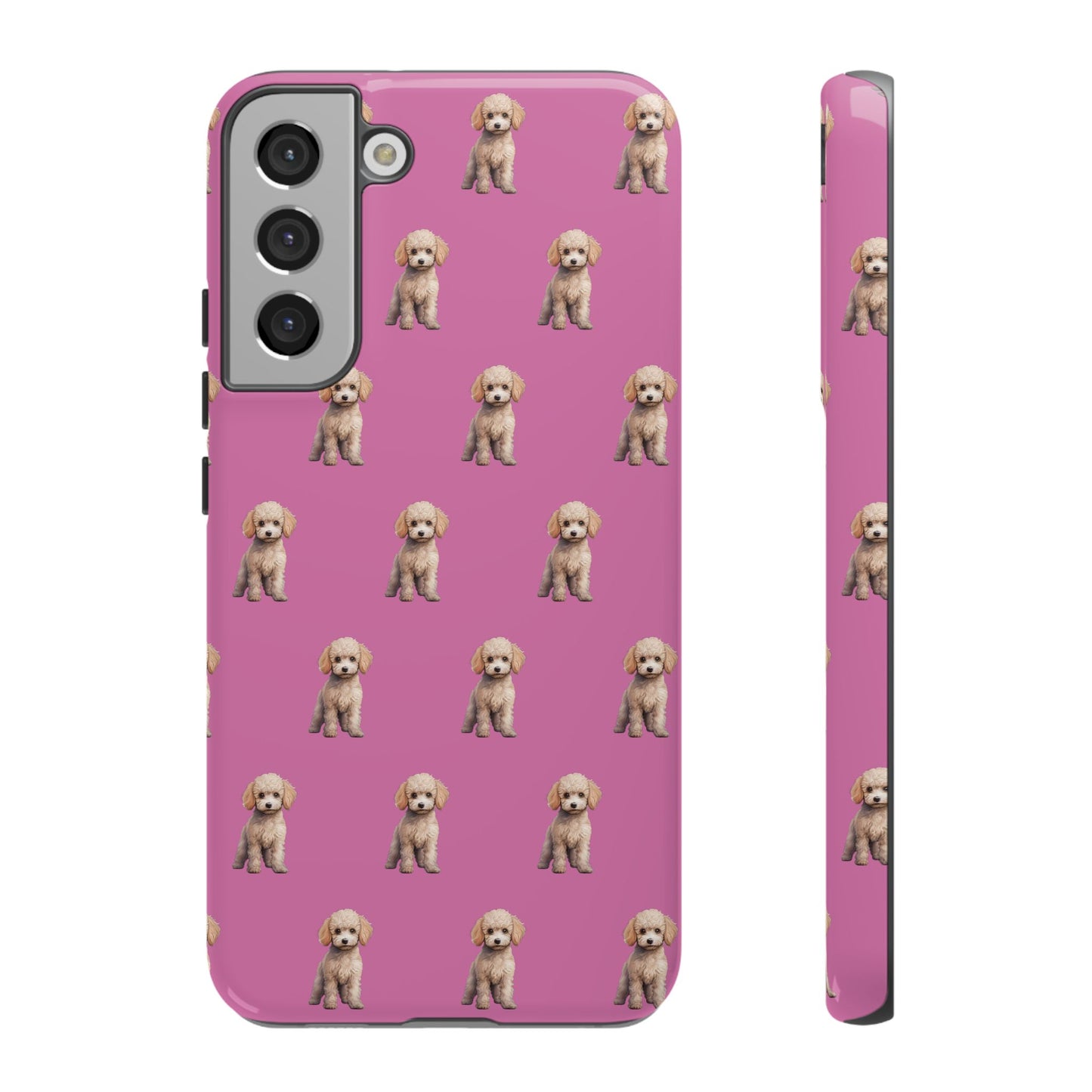 Poodle Phone Case Pink