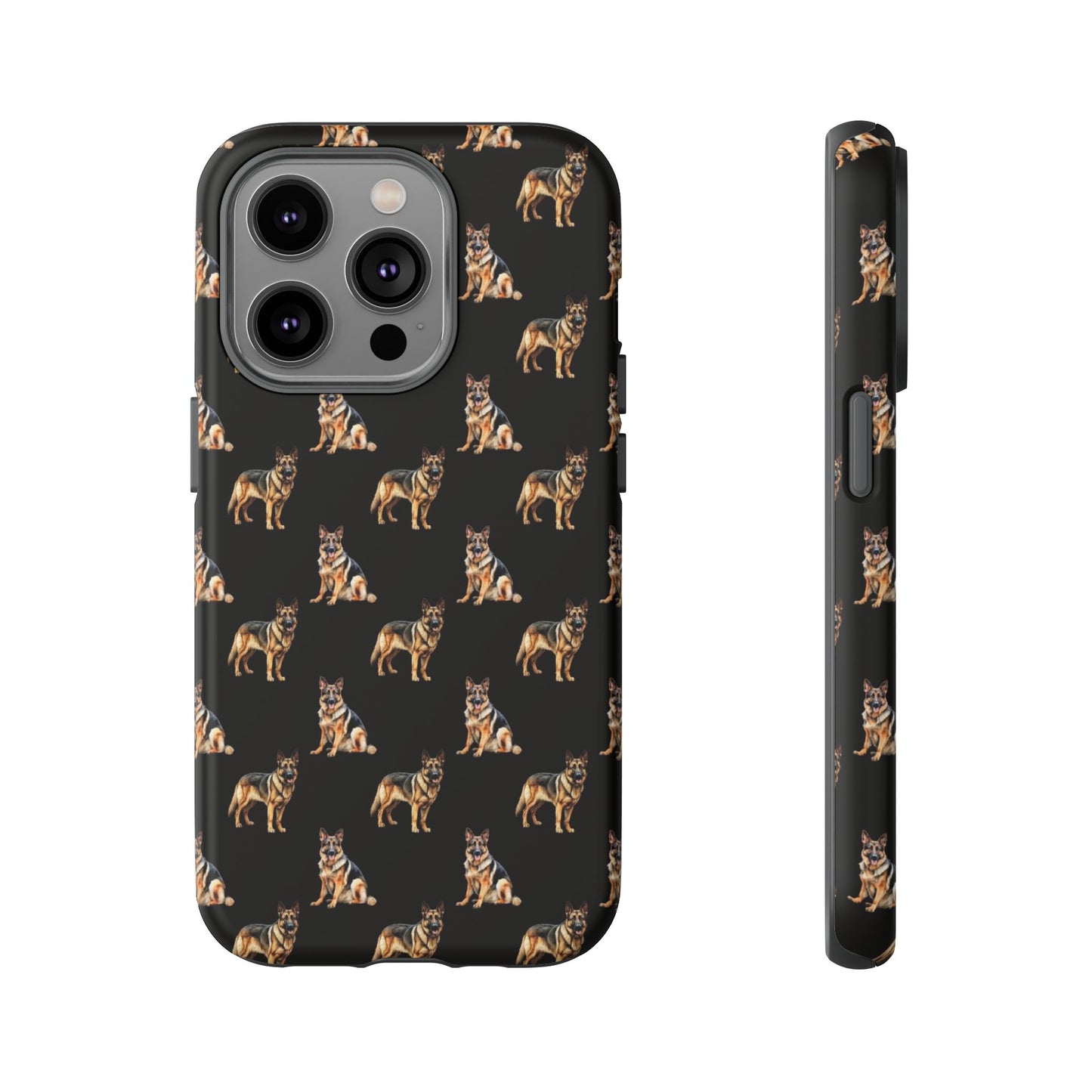 German Shepherd Phone Case Black