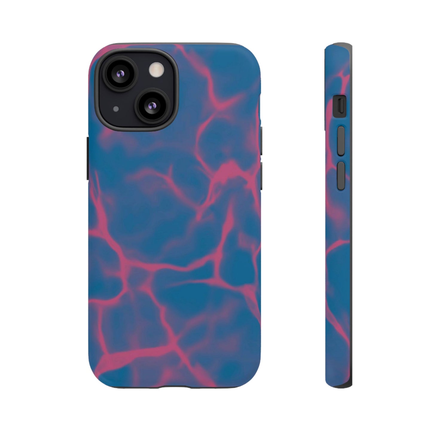 Marble Phone Case Blue Pink