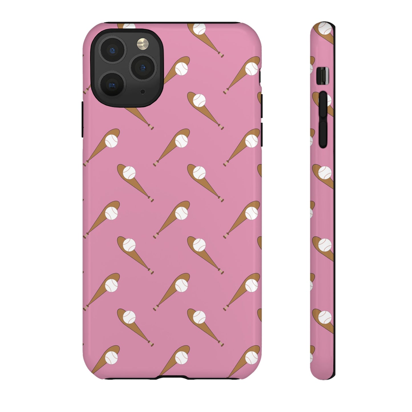 Baseball Phone Case Pink