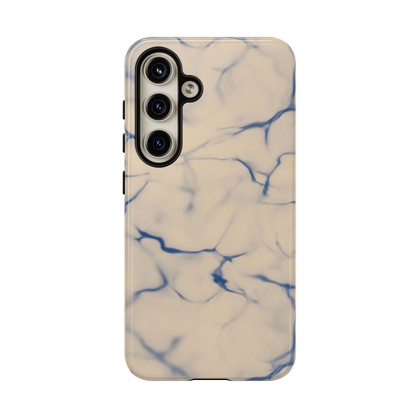 Marble Phone Case Cream Blue