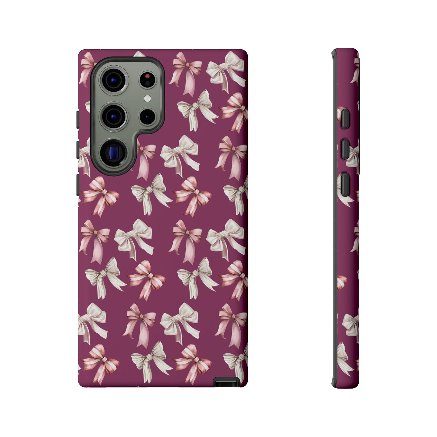 Bow Phone Case Berry