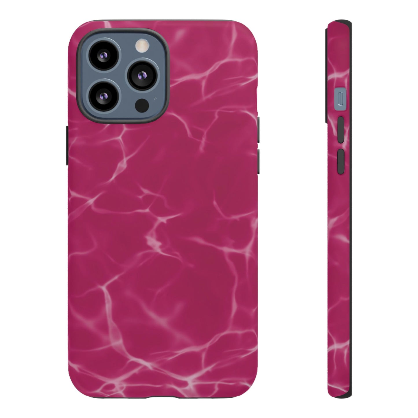 Marble Print Phone Case Berry