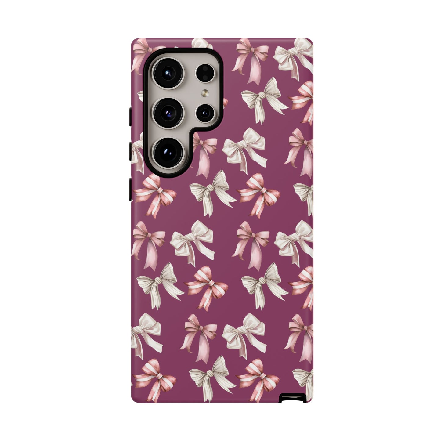 Bow Phone Case Berry