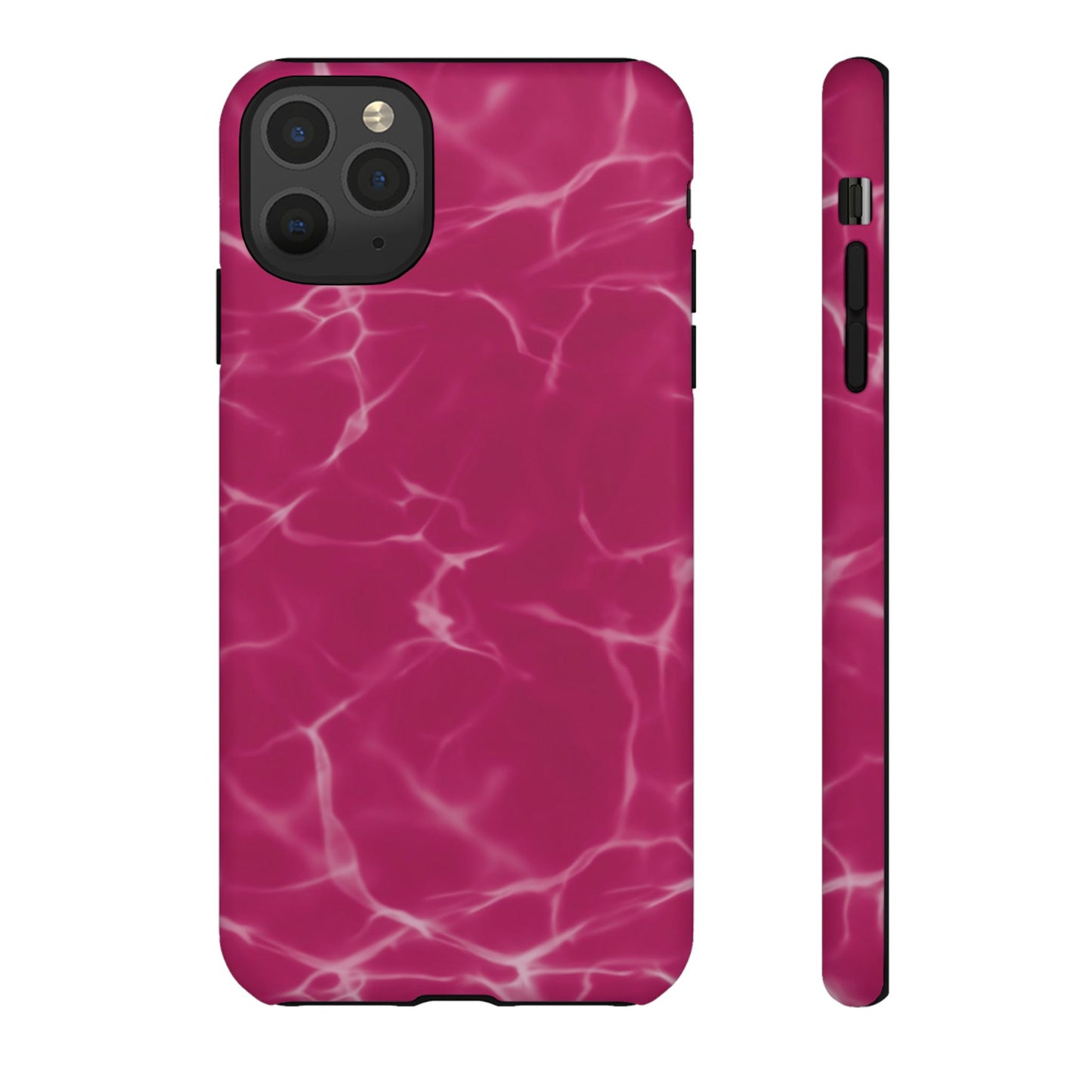 Marble Print Phone Case Berry