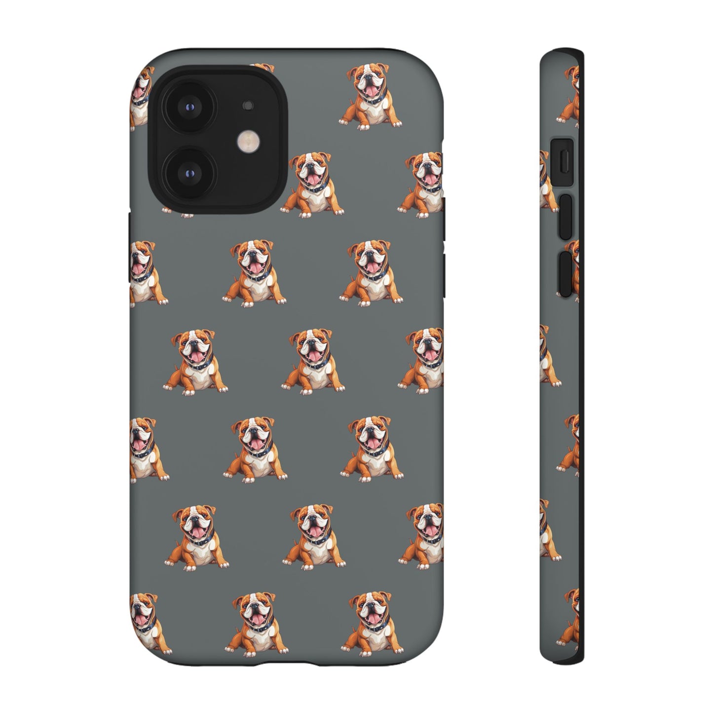 Bulldog Phone Case Gray