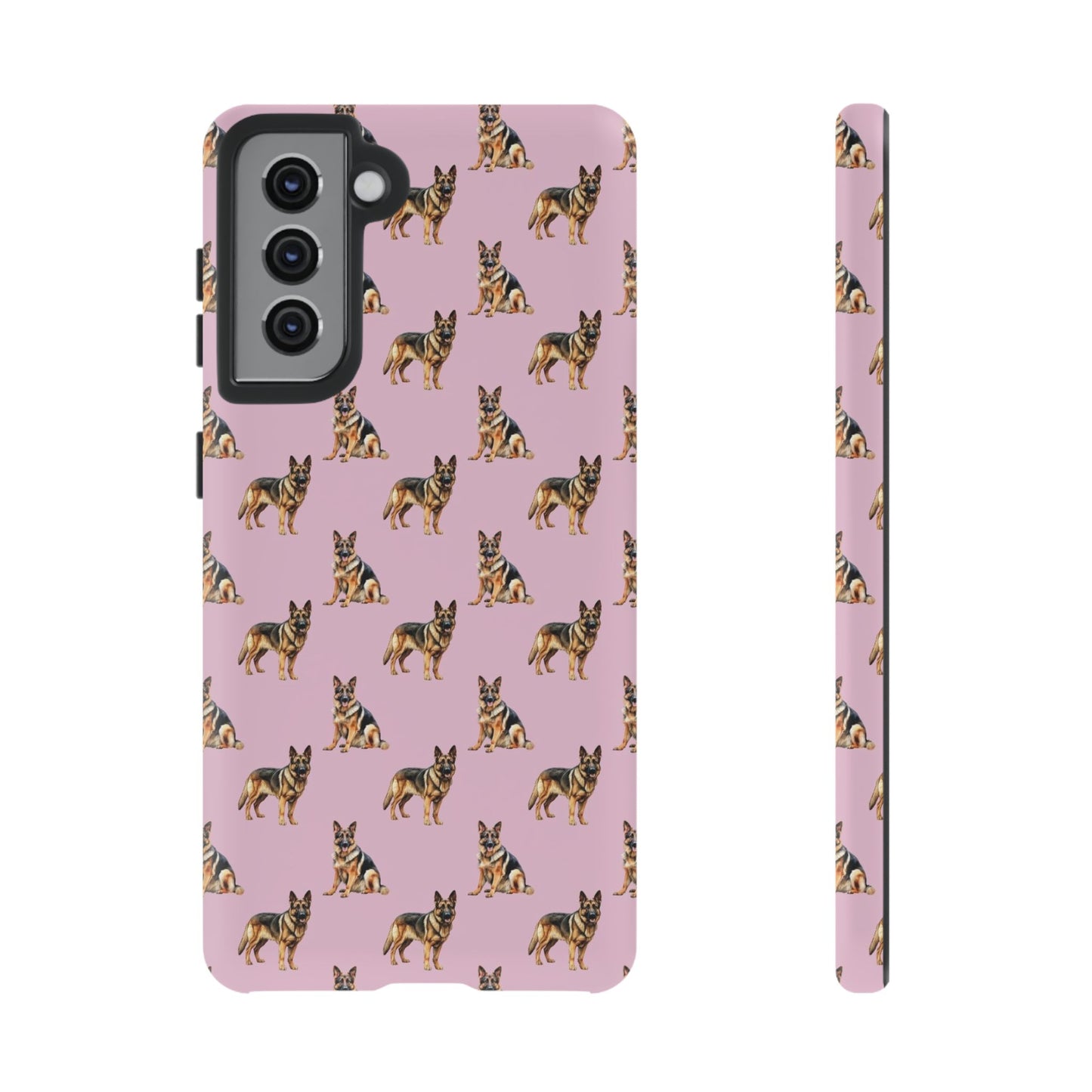 German Shepherd Phone Case Pink