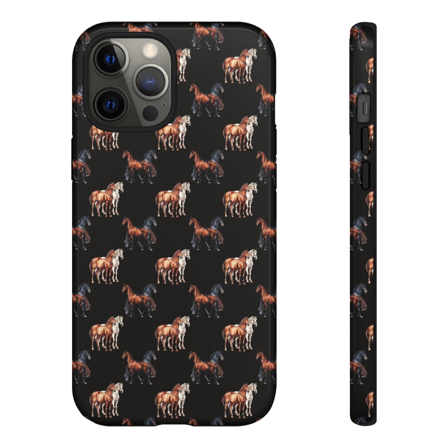 Horse Phone Case Black