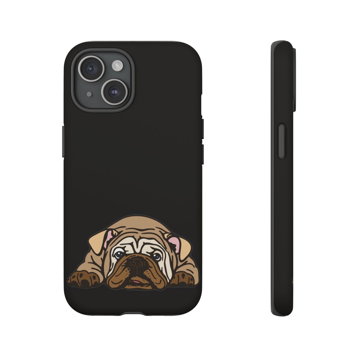 Bulldog Phone Case Black