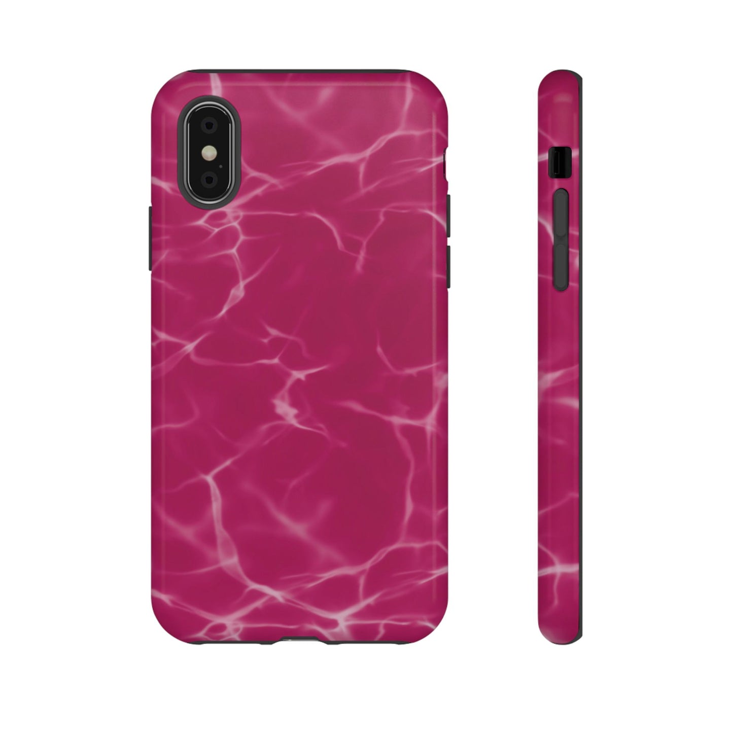 Marble Print Phone Case Berry