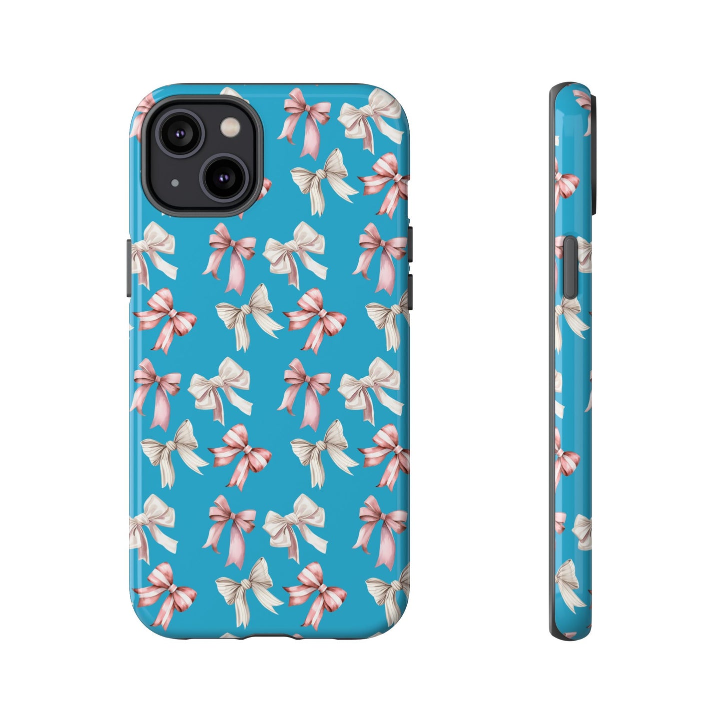 Bow Phone Case Turquoise