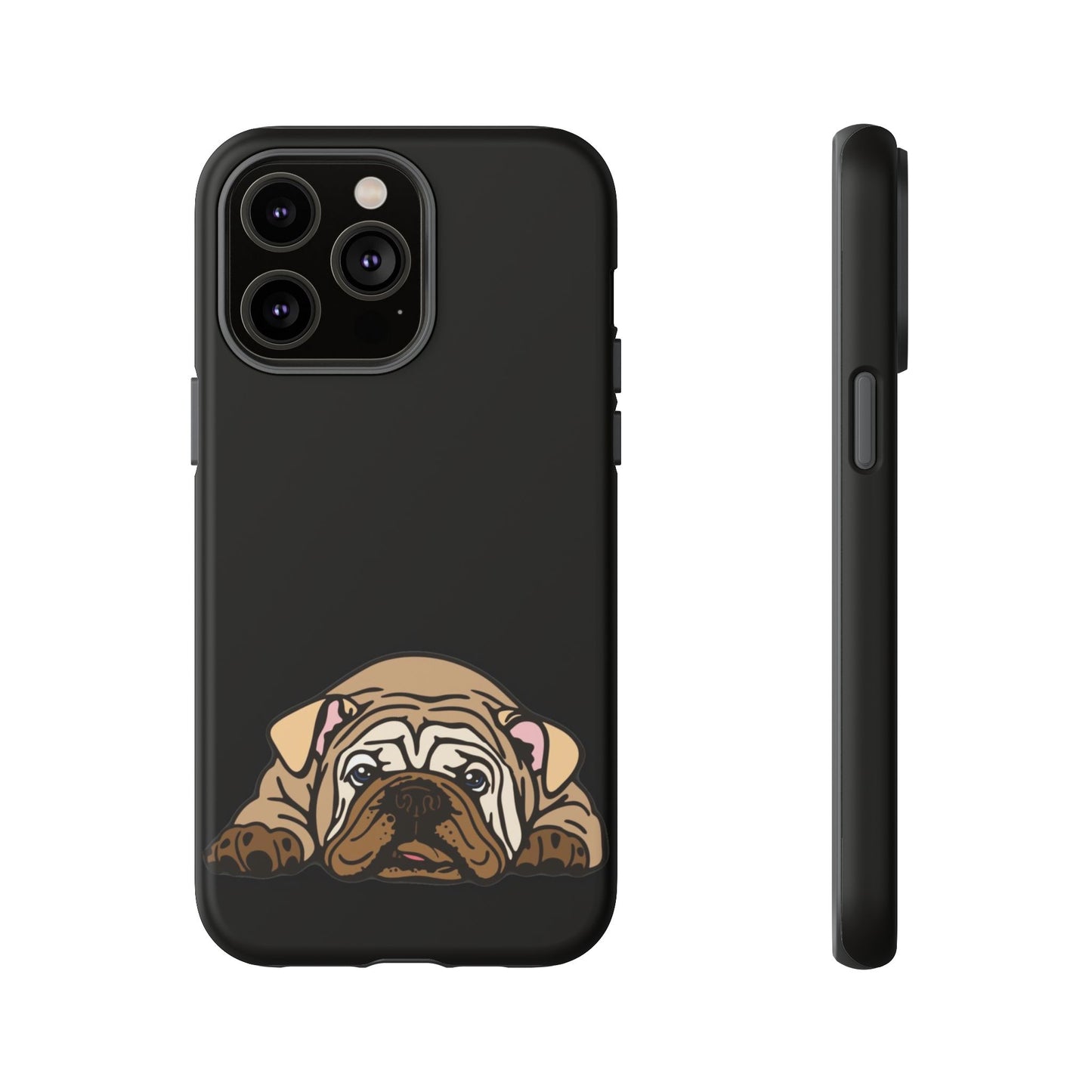 Bulldog Phone Case Black