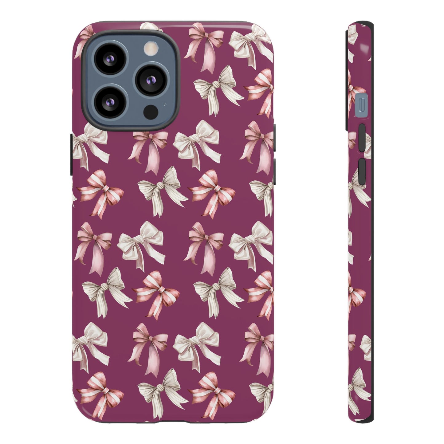 Bow Phone Case Berry