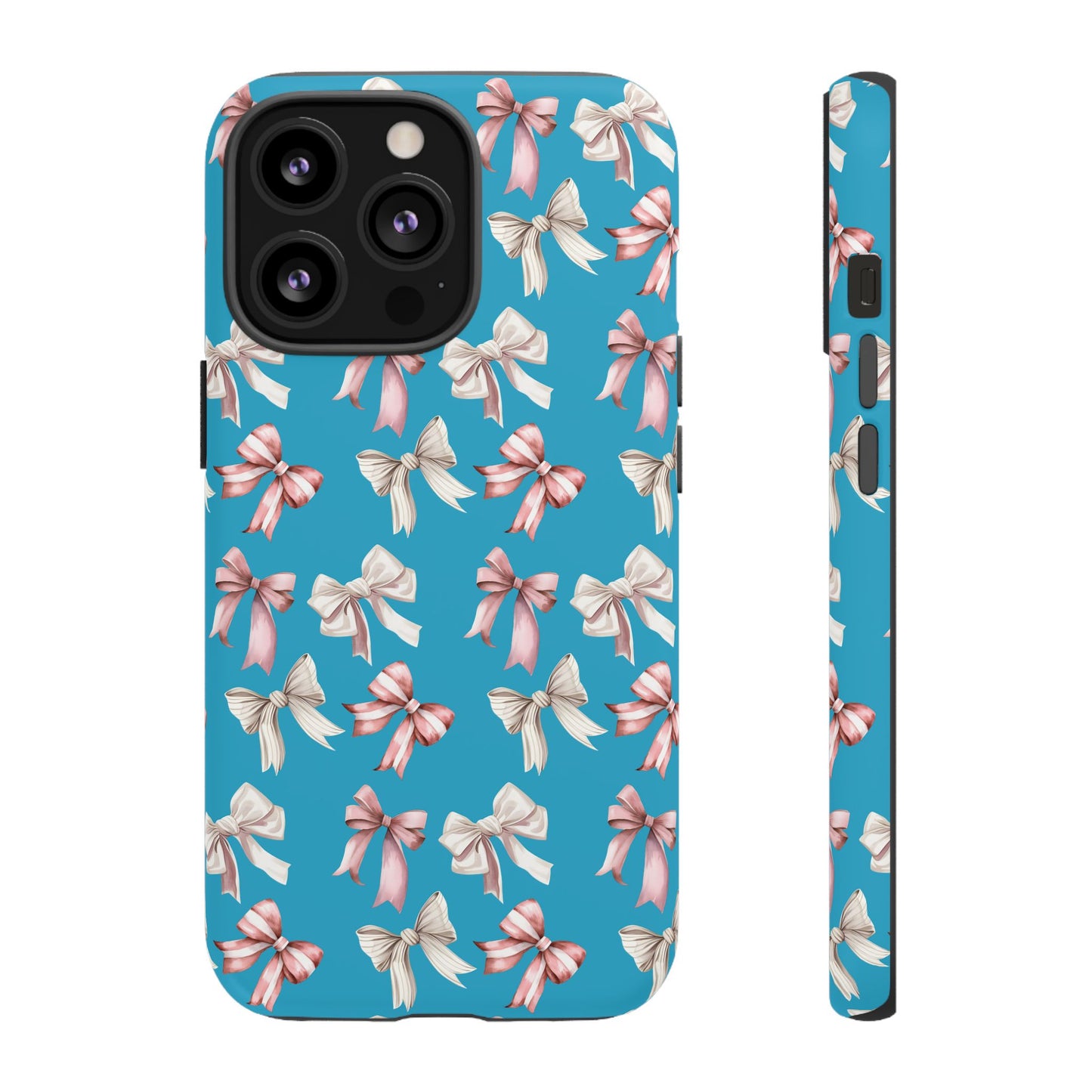 Bow Phone Case Turquoise