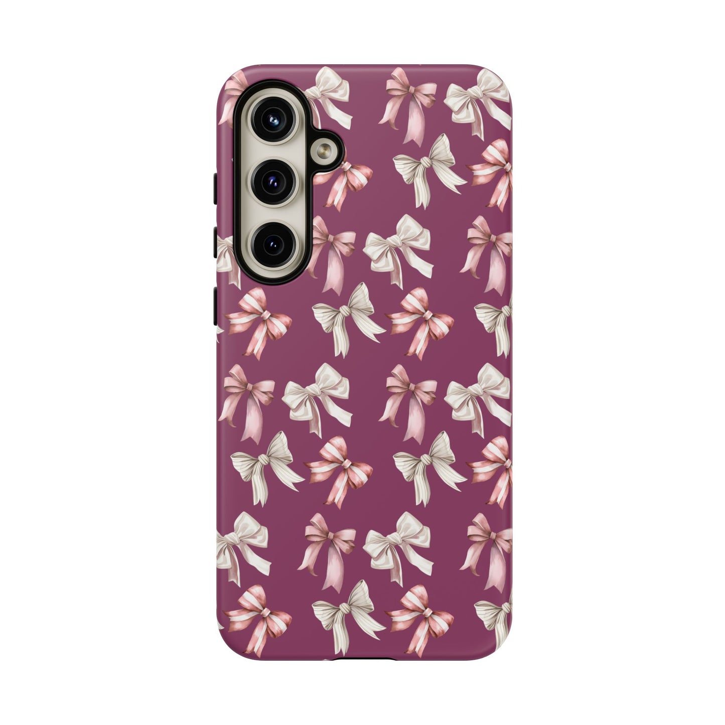 Bow Phone Case Berry