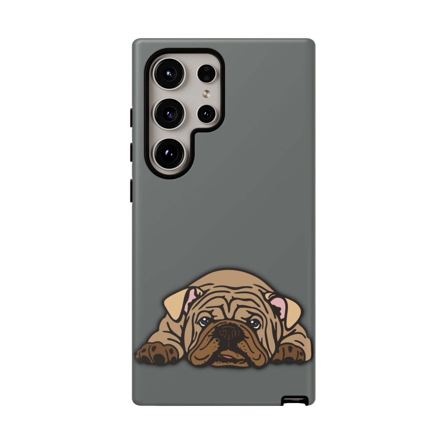 Bulldog Phone Case Gray