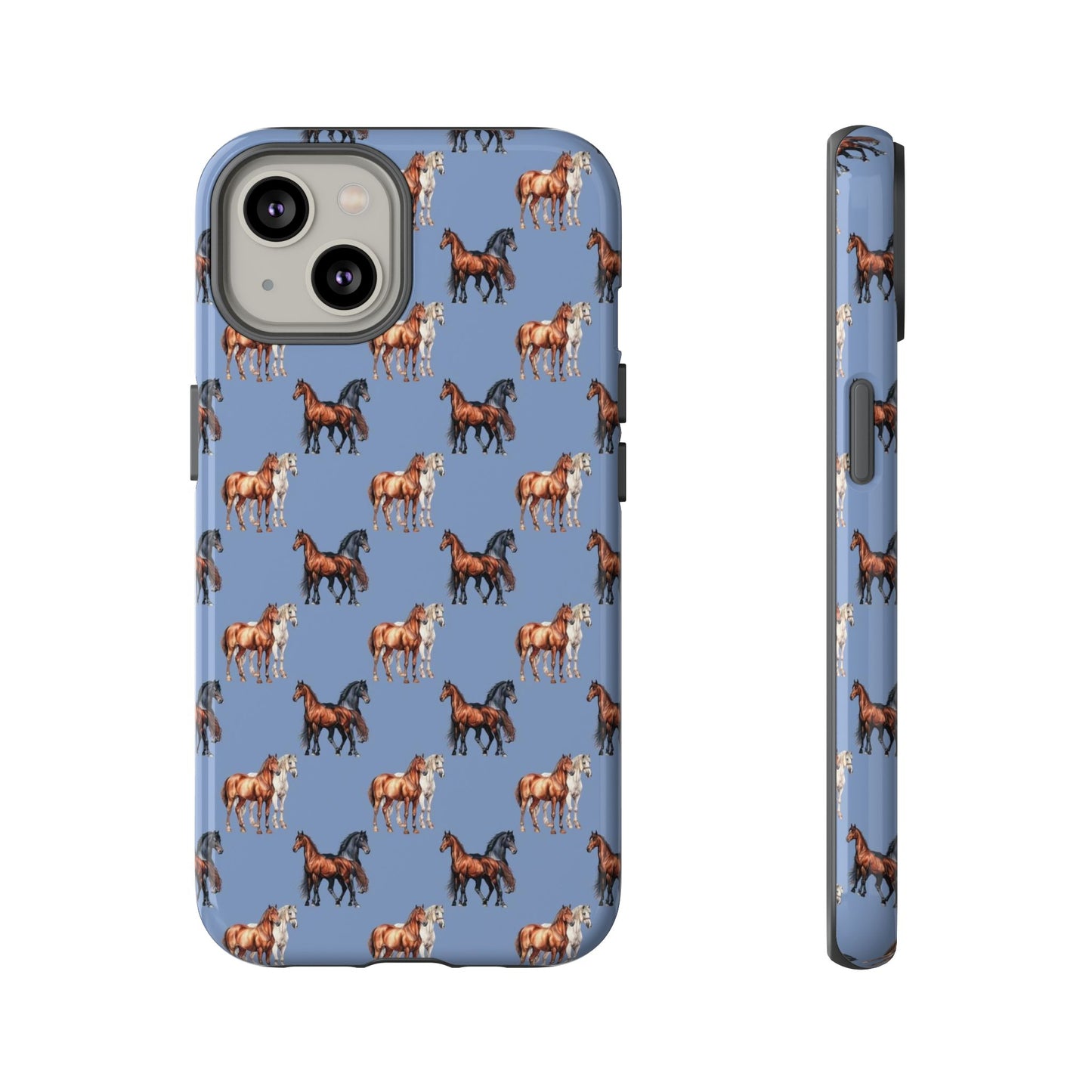 Horse Phone Case Blue