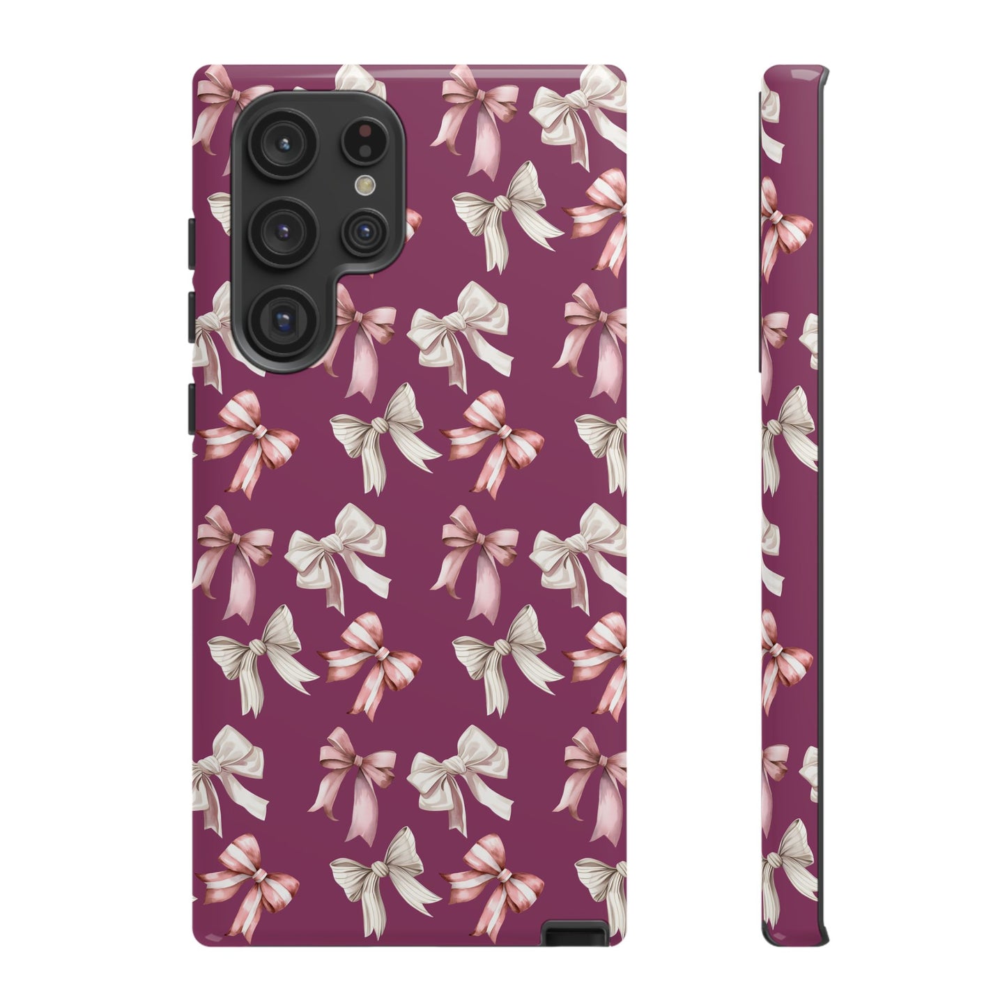 Bow Phone Case Berry