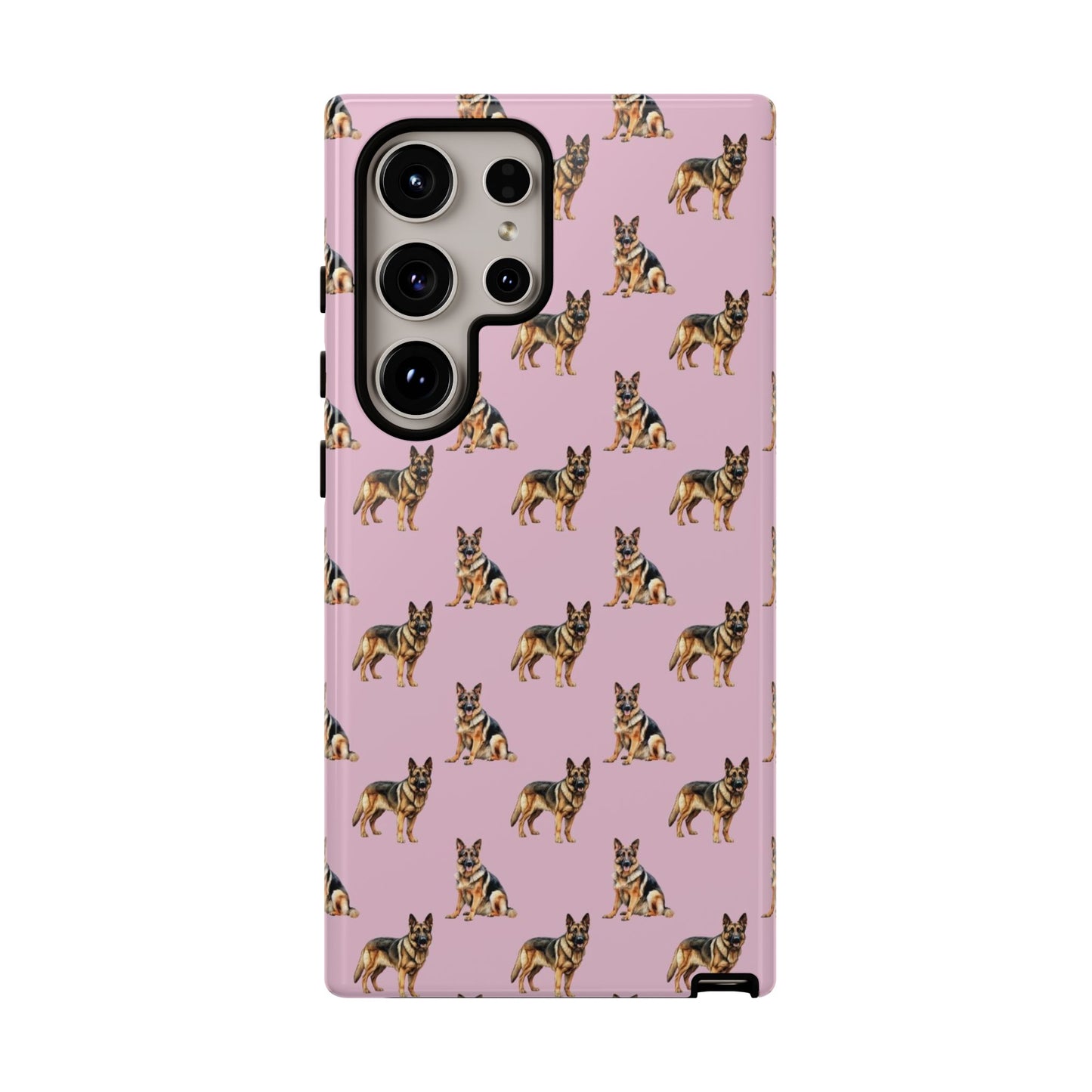 German Shepherd Phone Case Pink