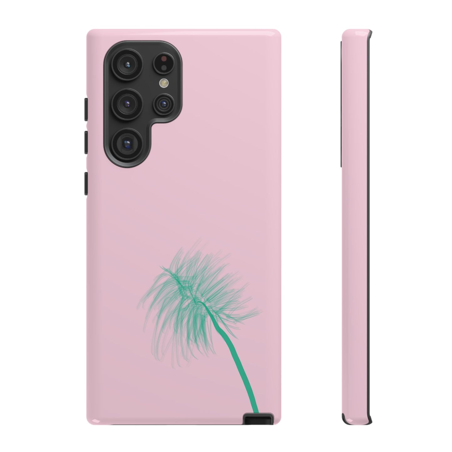 Dandelion Blowball Phone Case Pink