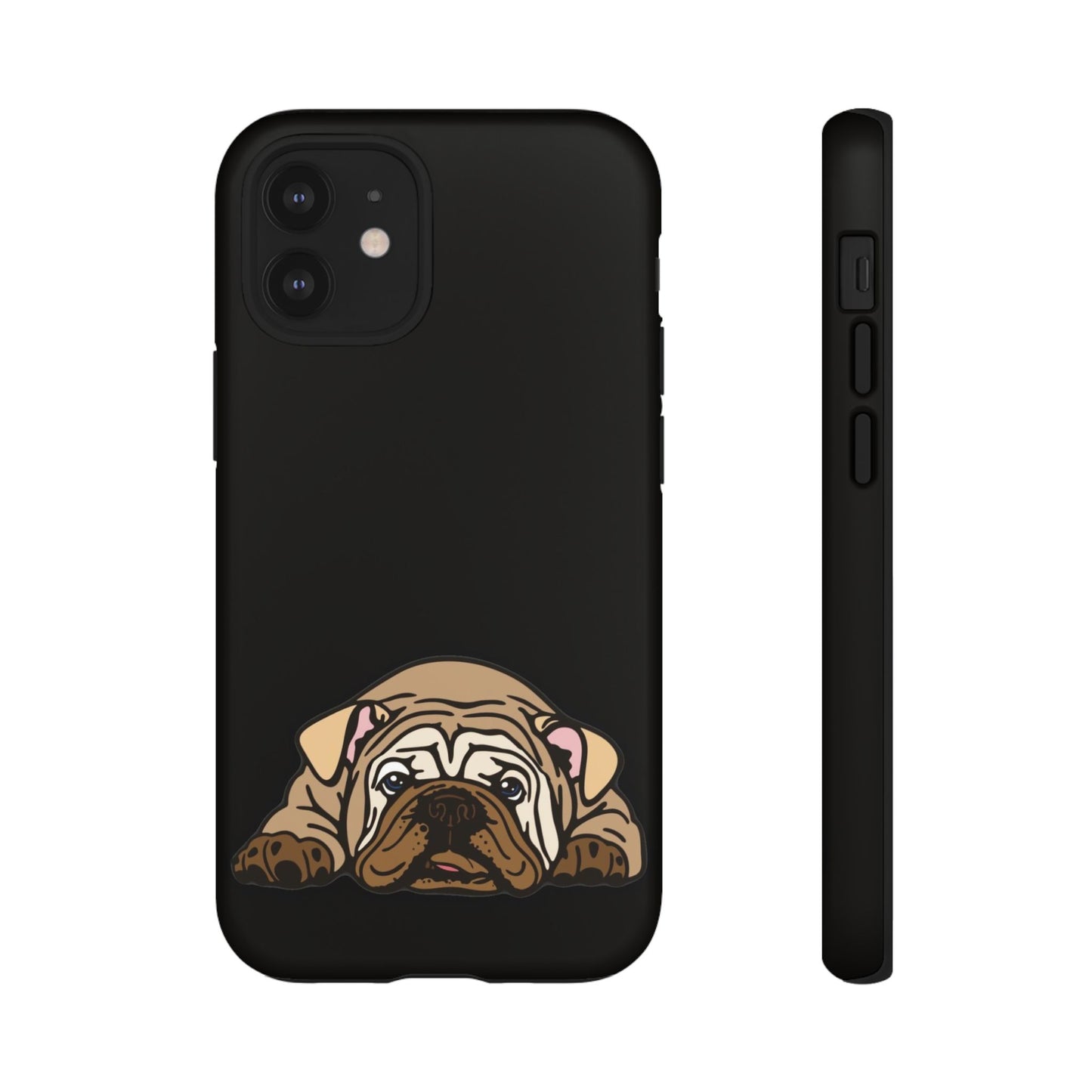 Bulldog Phone Case Black