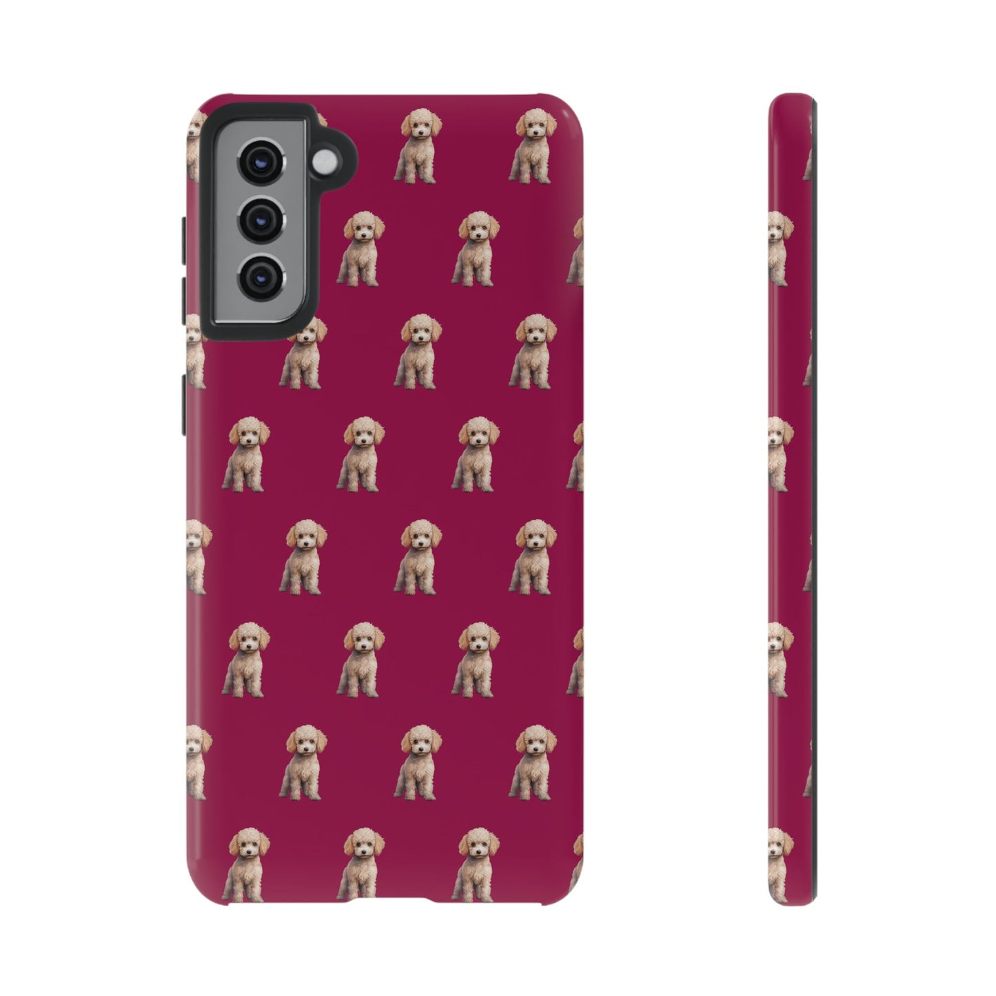 Poodle Phone Case Berry