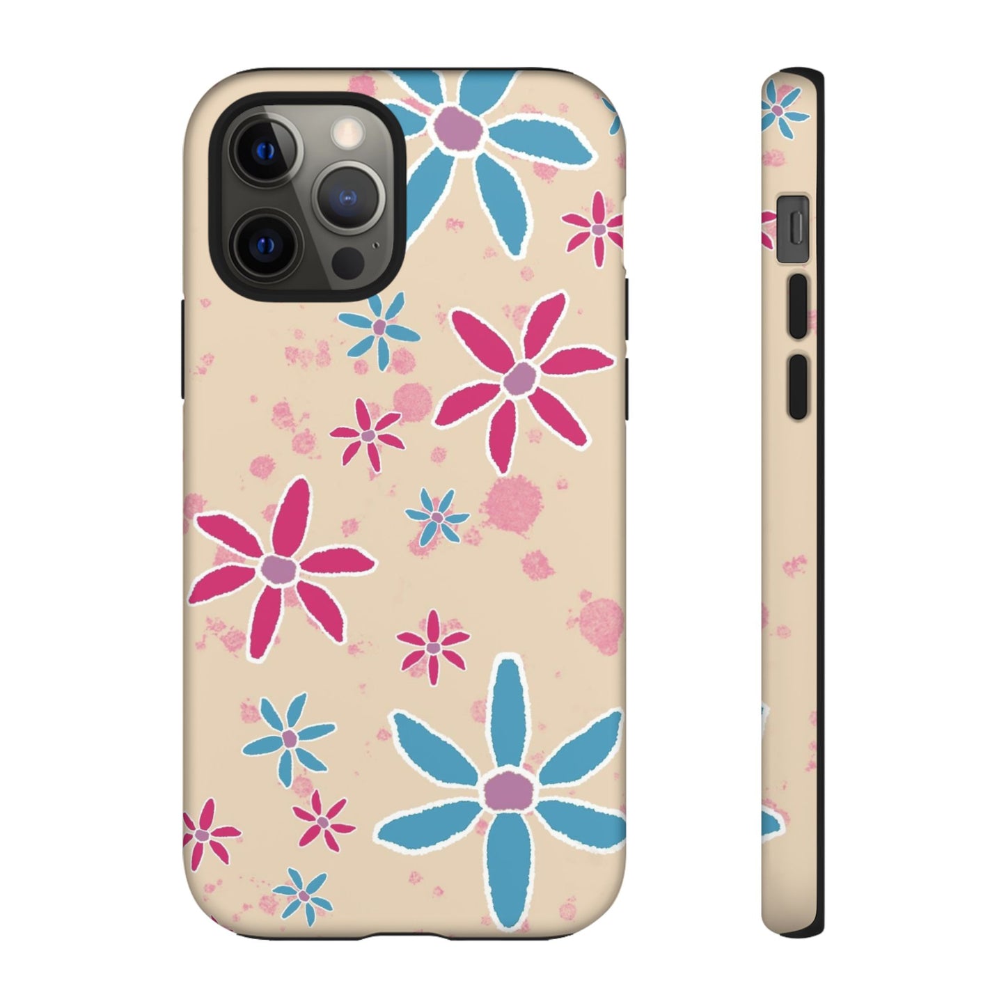 Flower Phone Case Cream