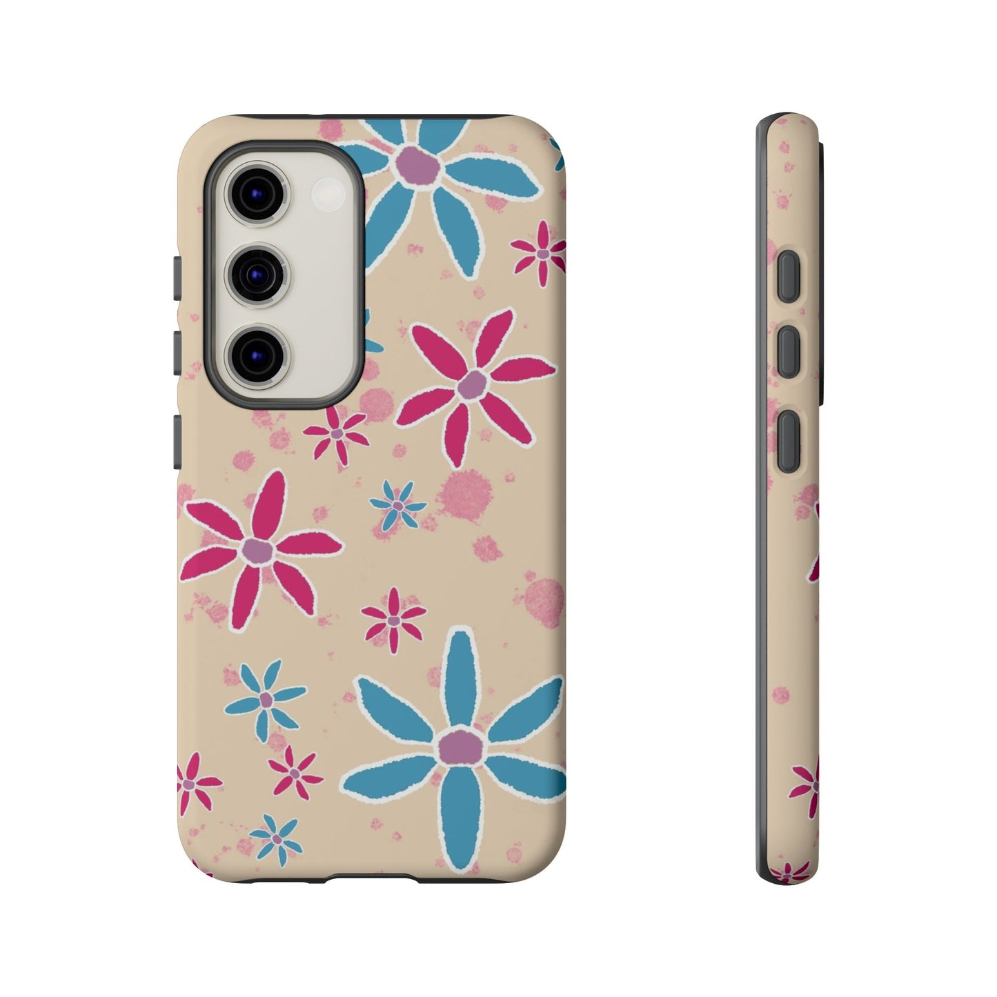 Flower Phone Case Cream