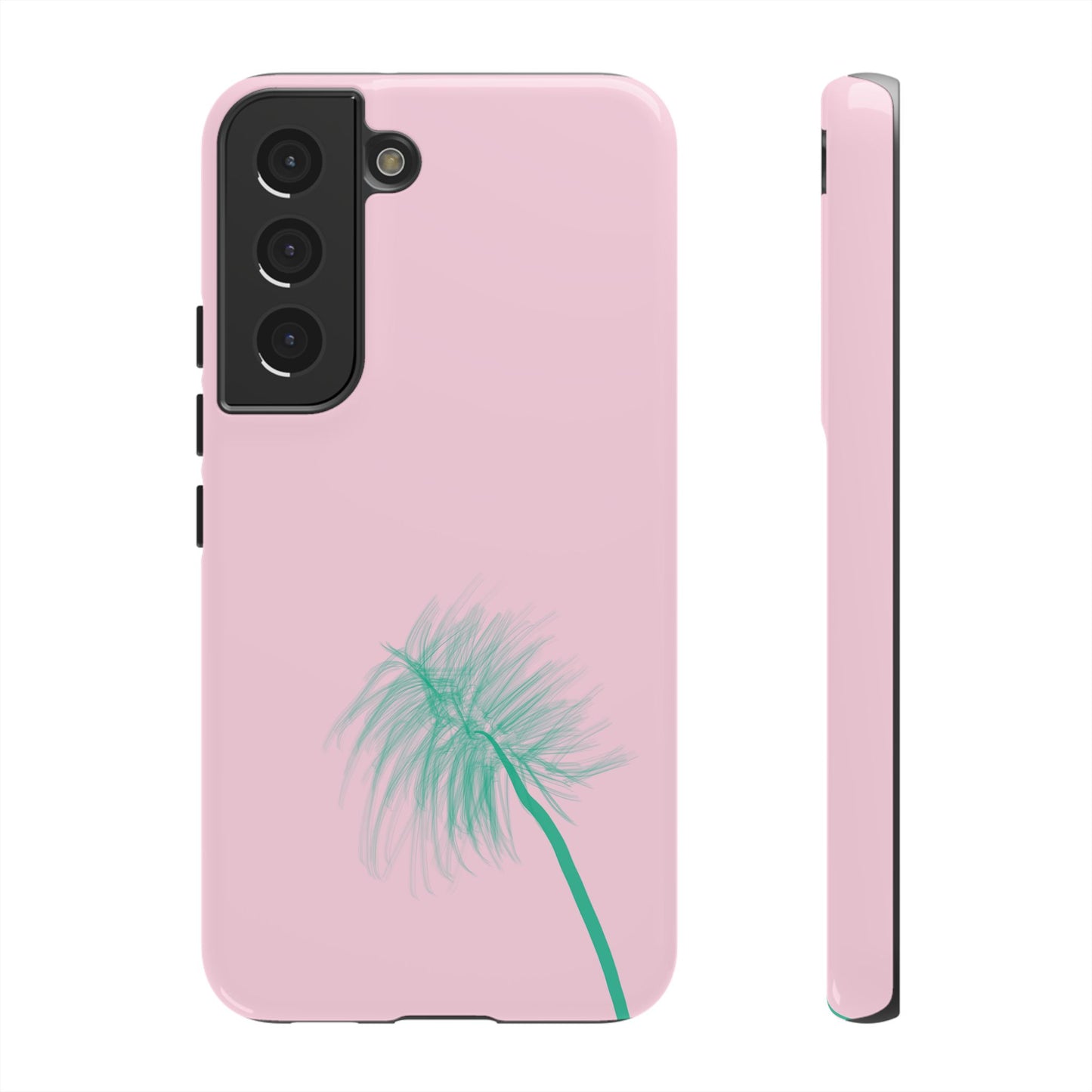 Dandelion Blowball Phone Case Pink